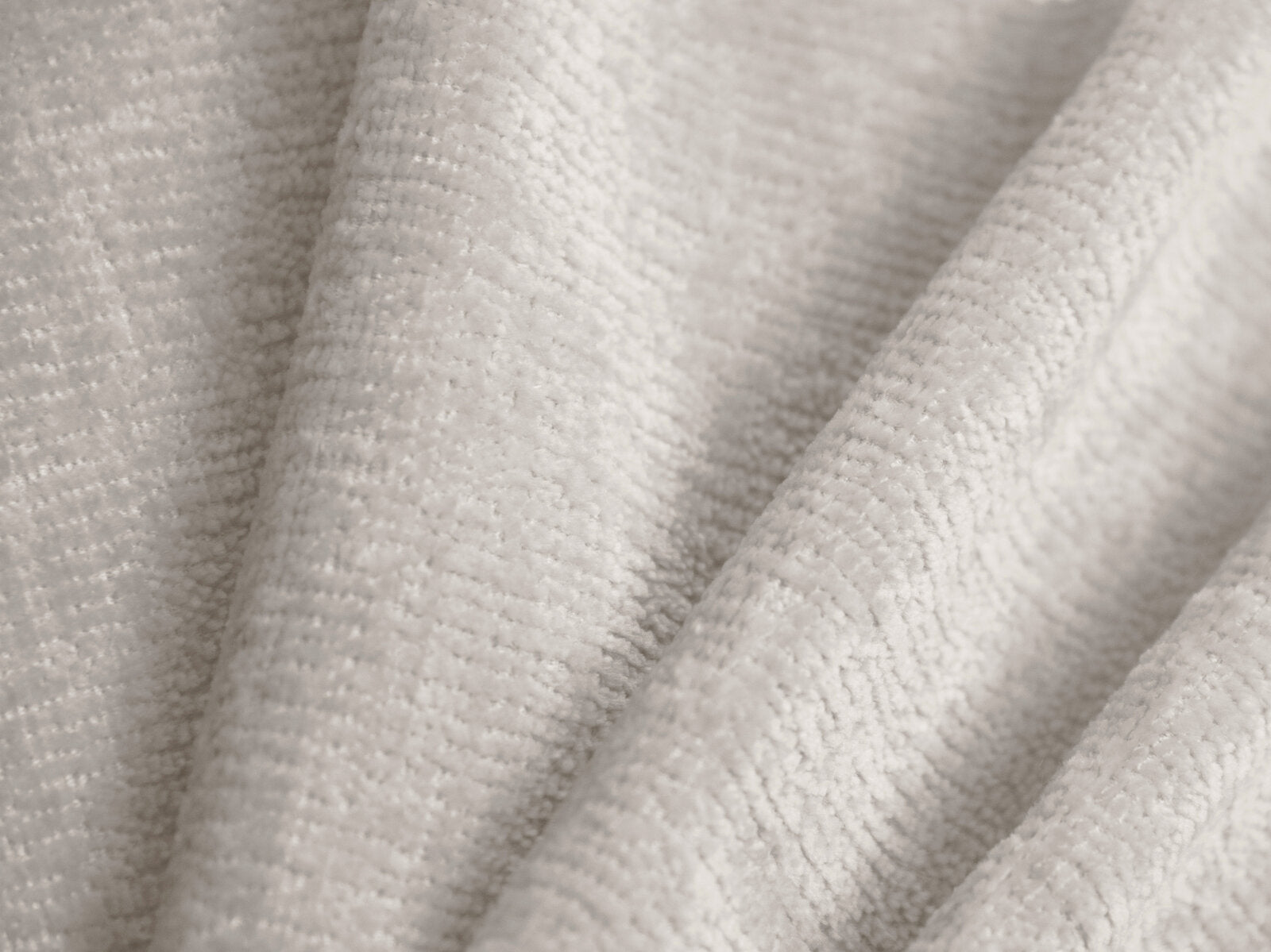 Micadoni Stauraumbett mit Kopfteil Solange Chenille Perfect Harmony Helles Beige 180x200