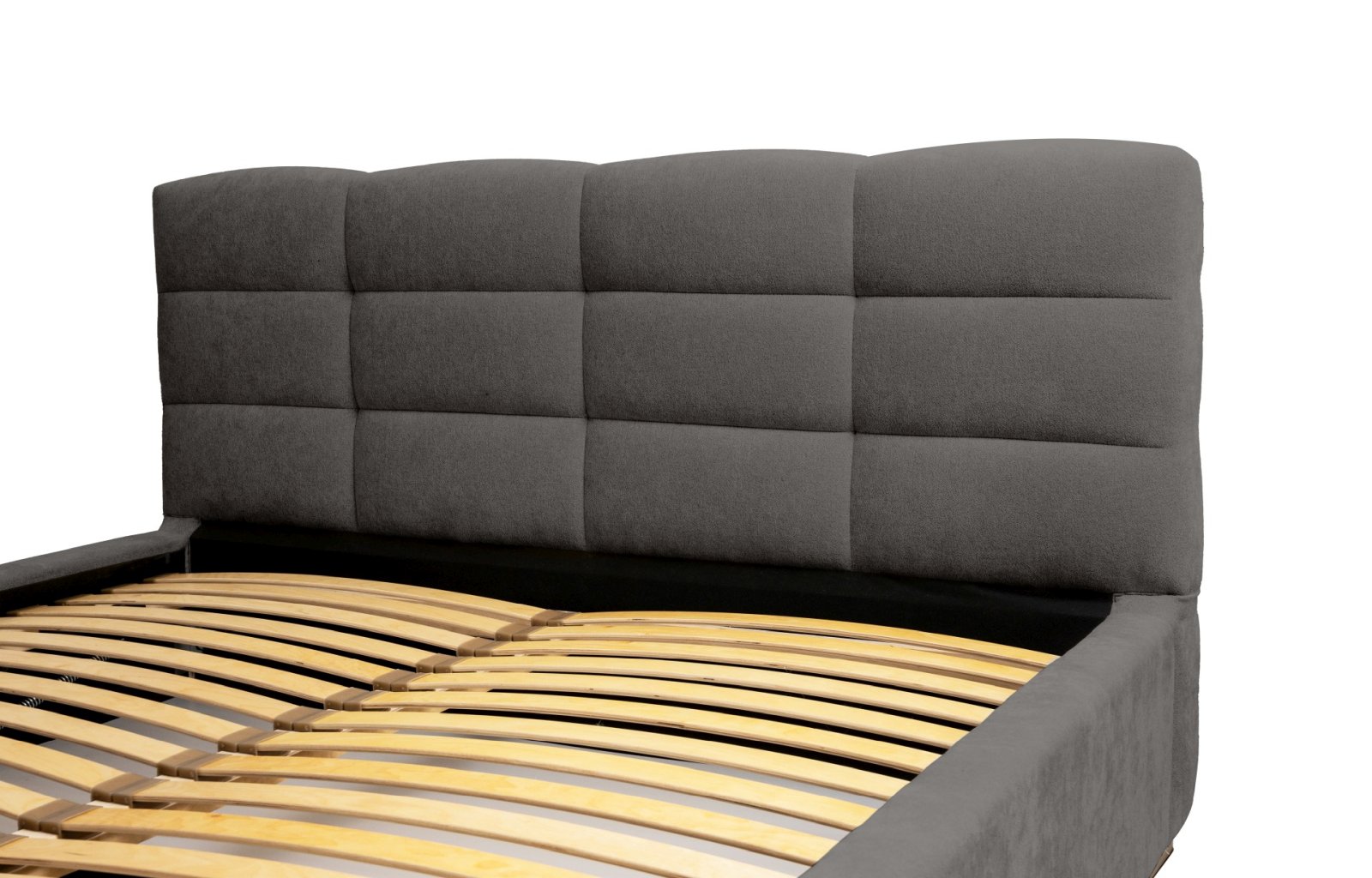 Polsterbett Navo Chenille 140x200 mit Holzrahmen Ditra-New 14
