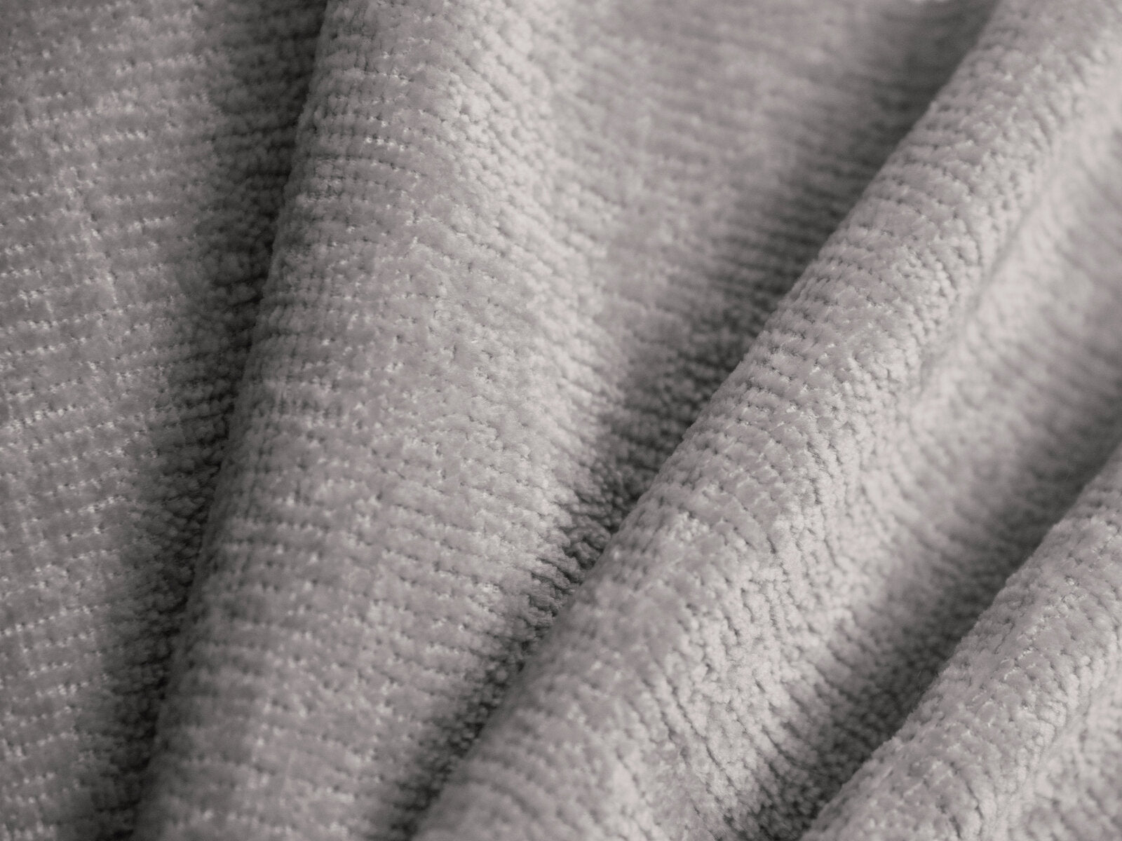 Micadoni Mistero Samtiger Kopfteil 80 cm Chenille Perfect Harmony Hellgrau 120x95