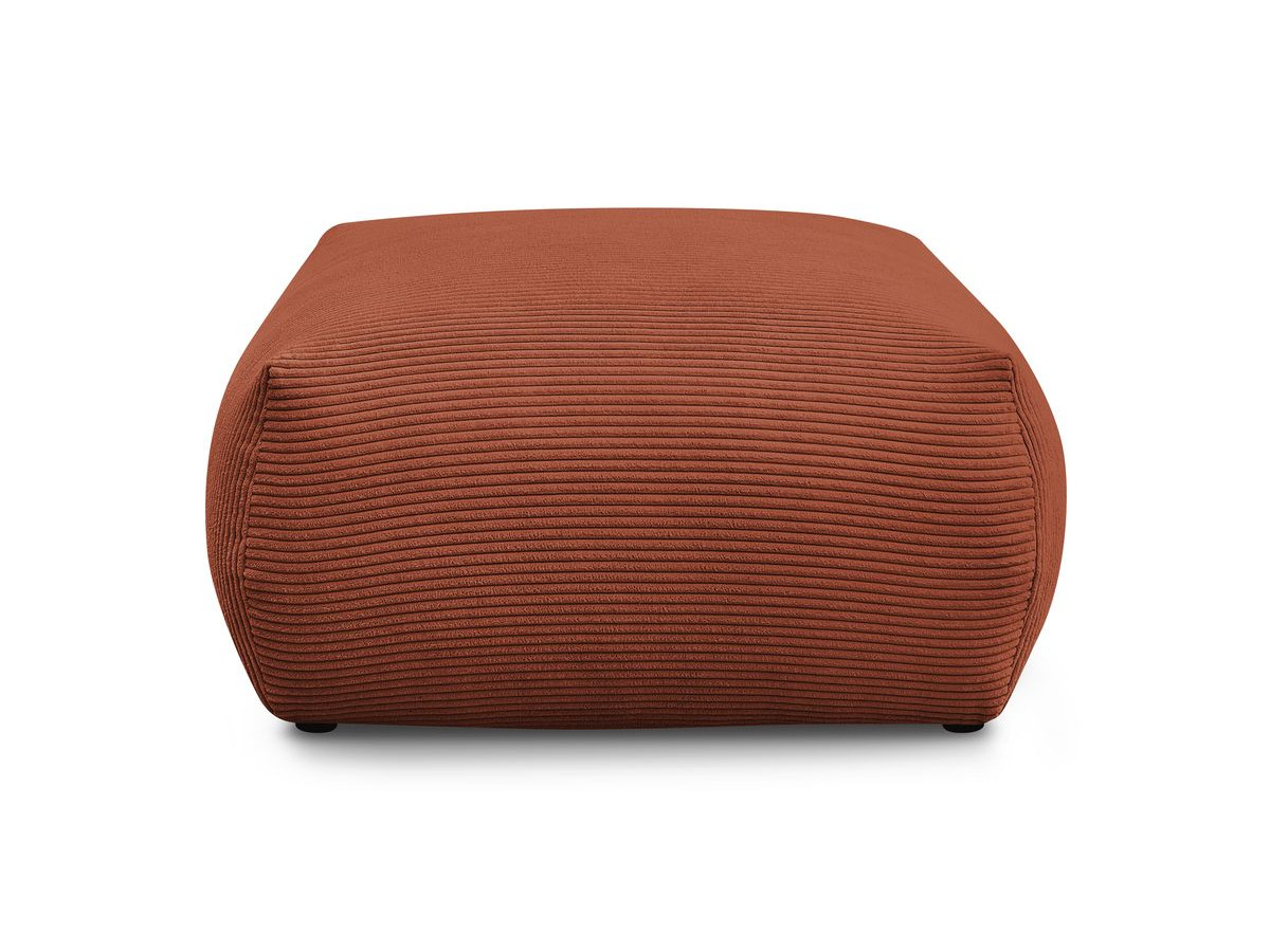 Bobochic Voltaire Pouf 106 × 90 cm Cordsamt Orange