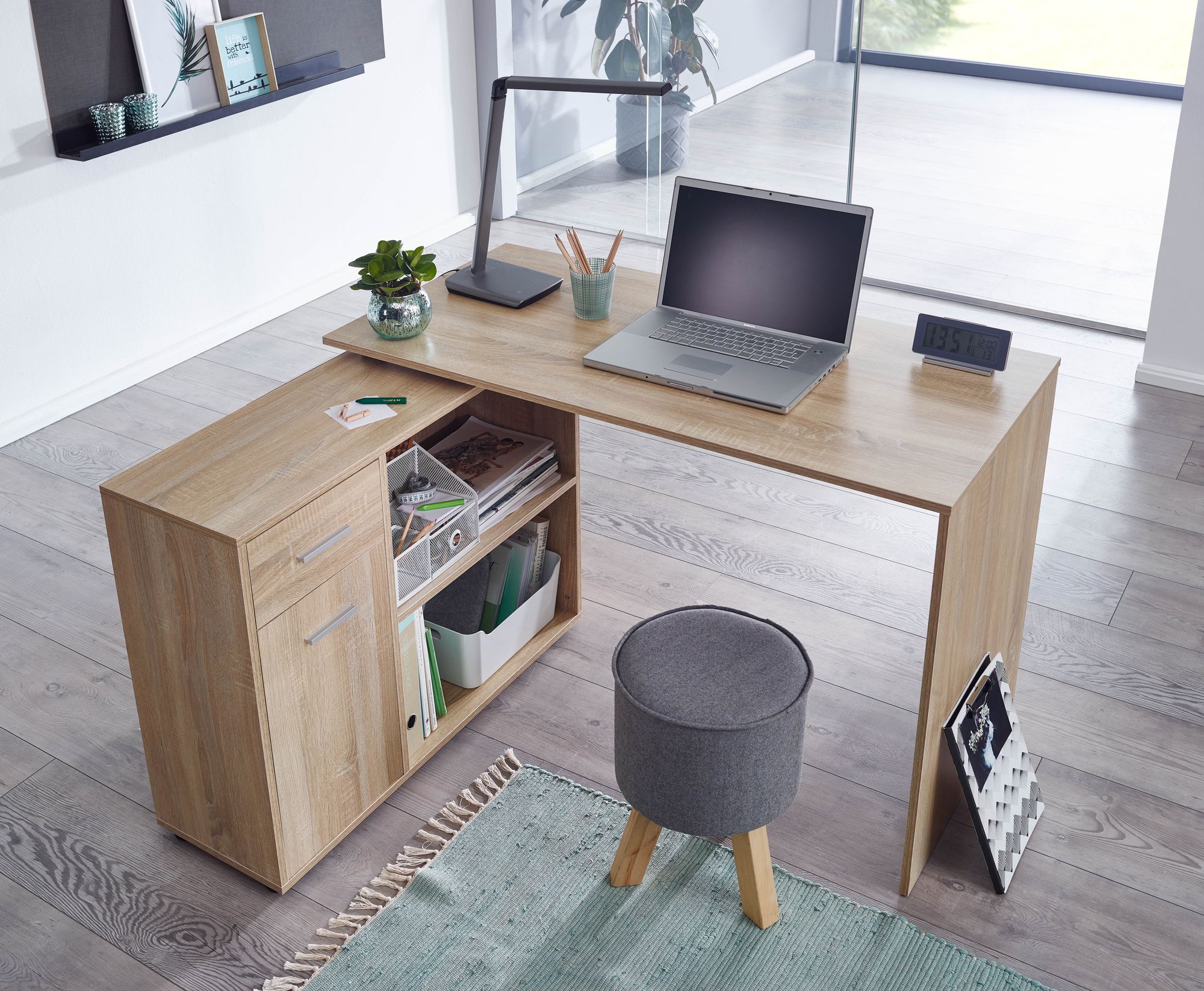 Schreibtisch Etne Sonoma 120 × 106,5 × 75,5 cm
