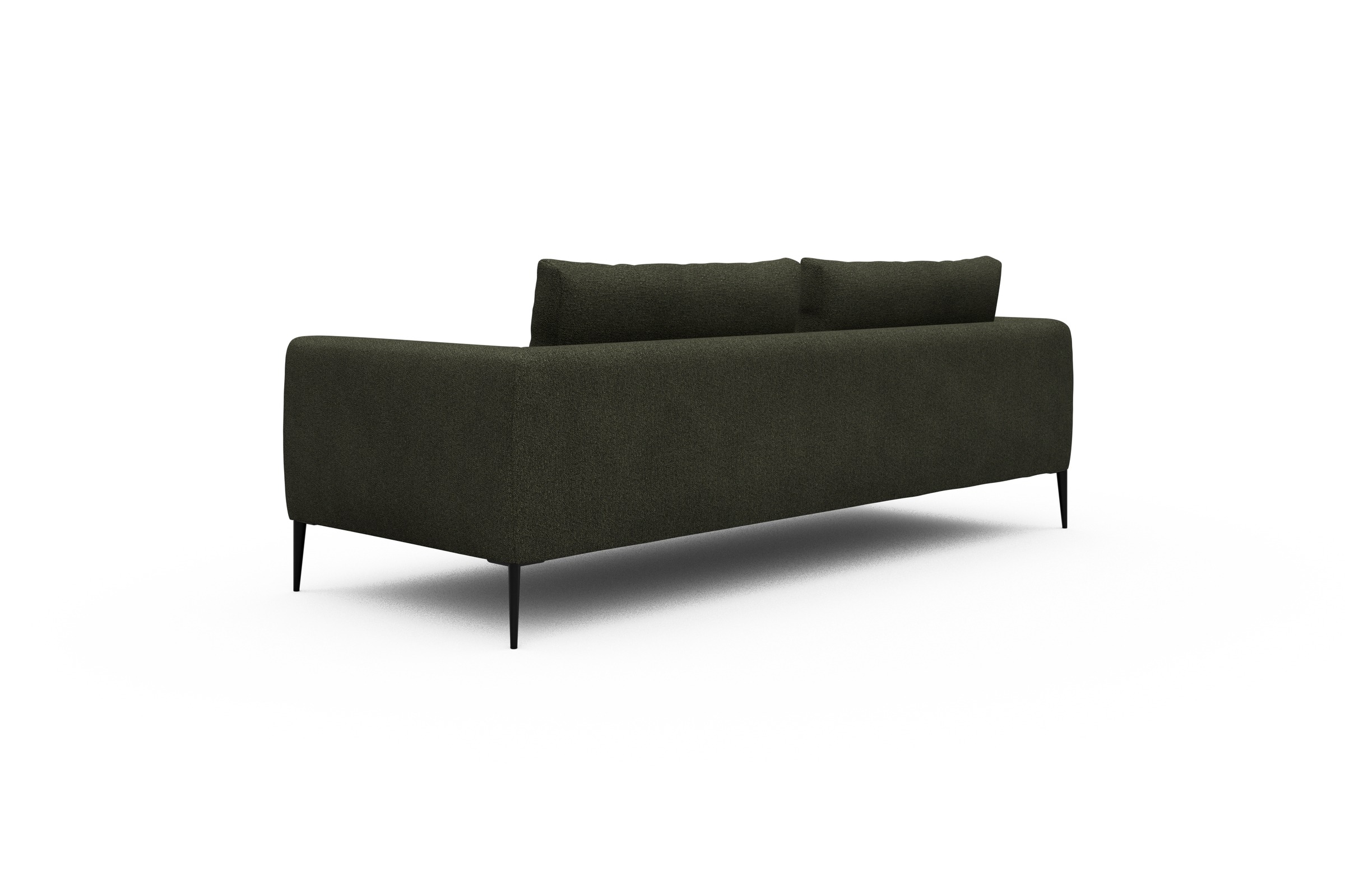 Sofa Paul 3-Sitzer Boucle-Forest-Green