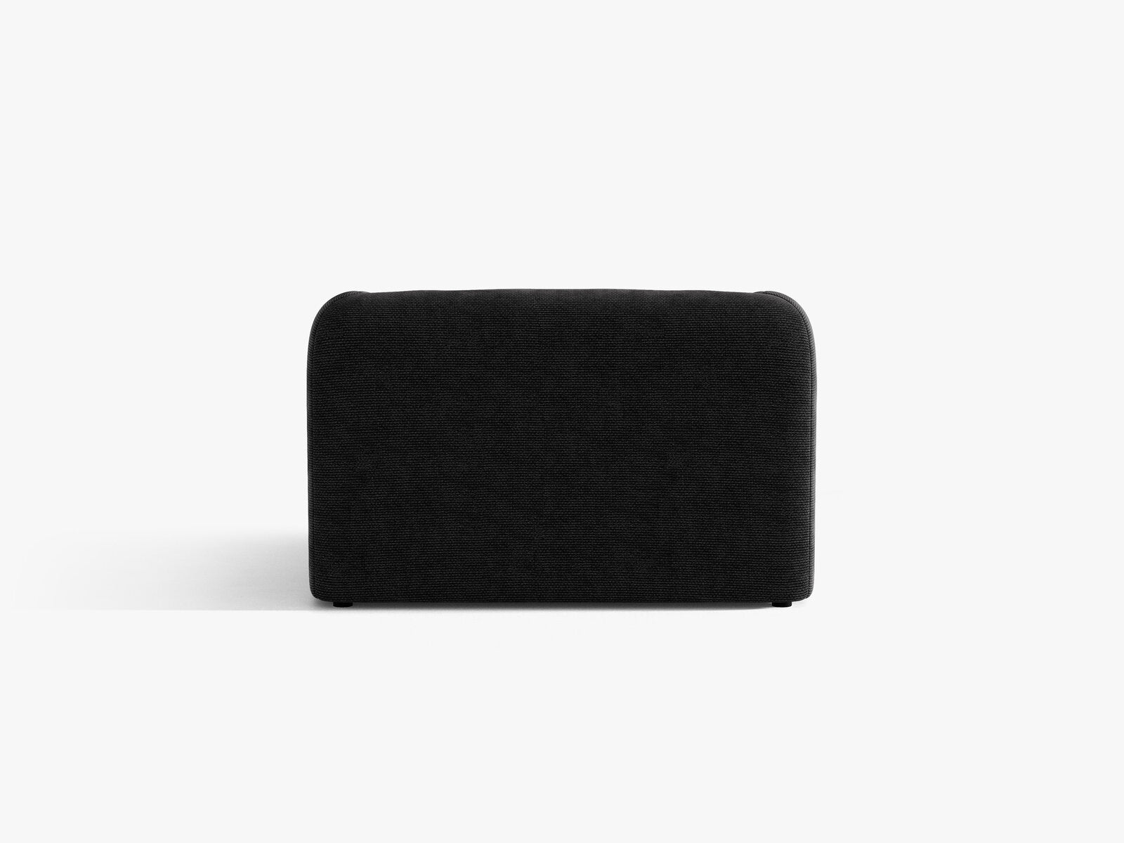 Micadoni Sessel Miley 1-Sitzer Chenille Haga Schwarz