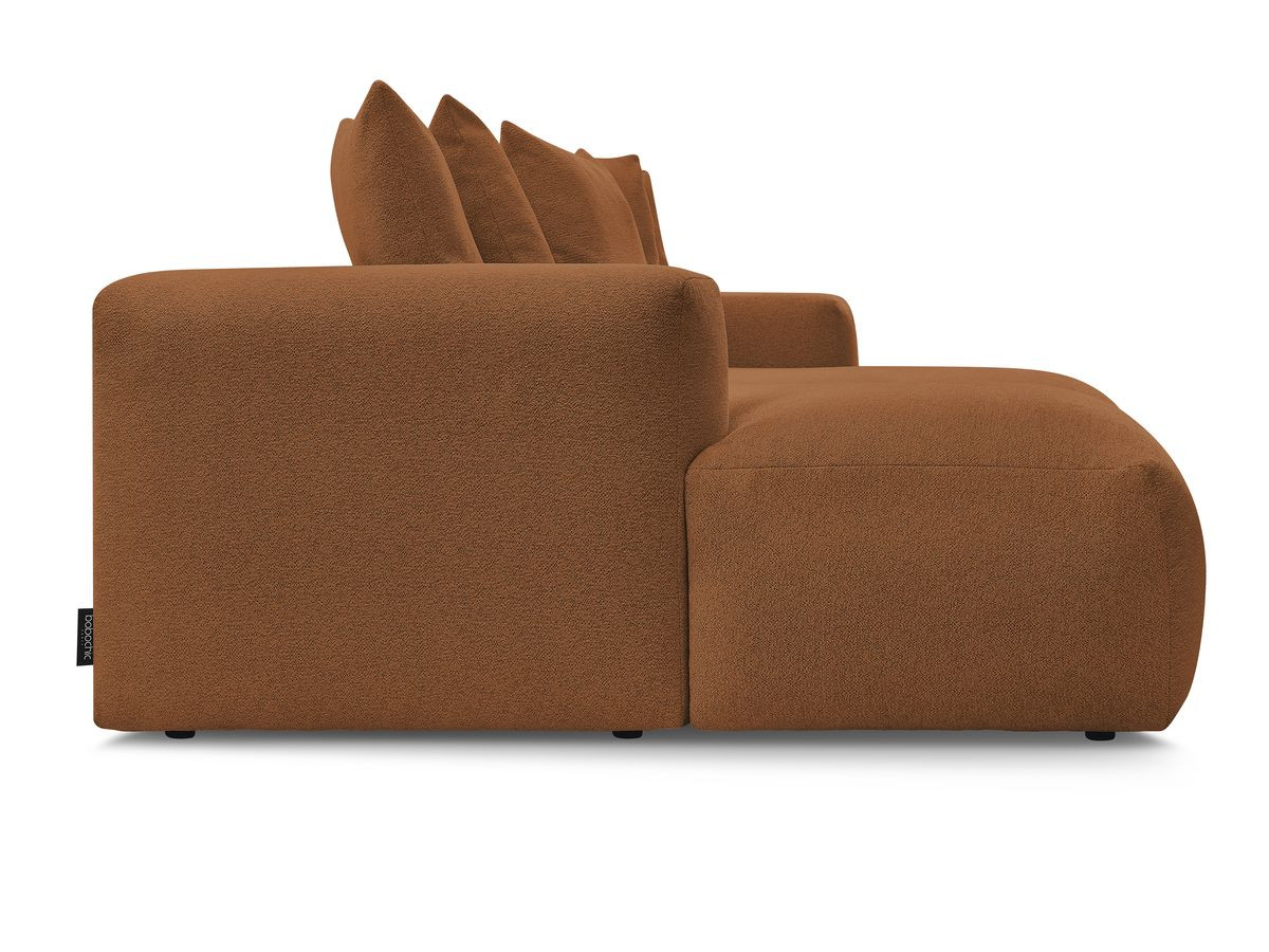 Bobochic Voltaire Sofa 4-Sitzer 248 × 170 cm Melange-Stoff Orange