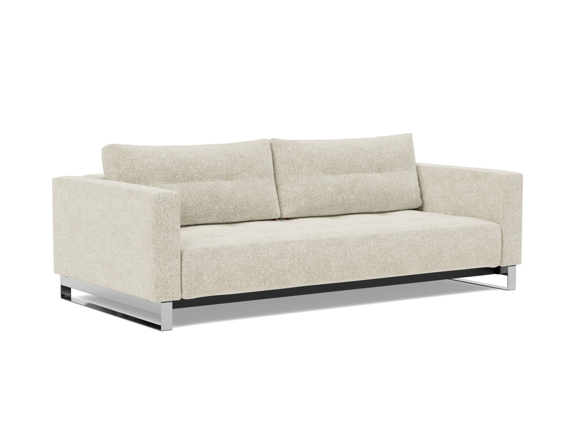 Schlafsofa Cassius D.E.L. Strukturierter Stoff Taura 357-Off-White