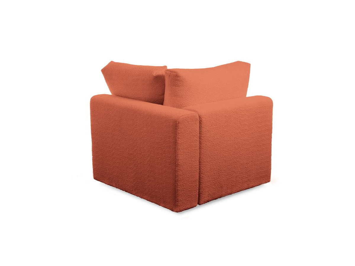 Bobochic Paris Eckmodul Bouclé-Stoff Orange