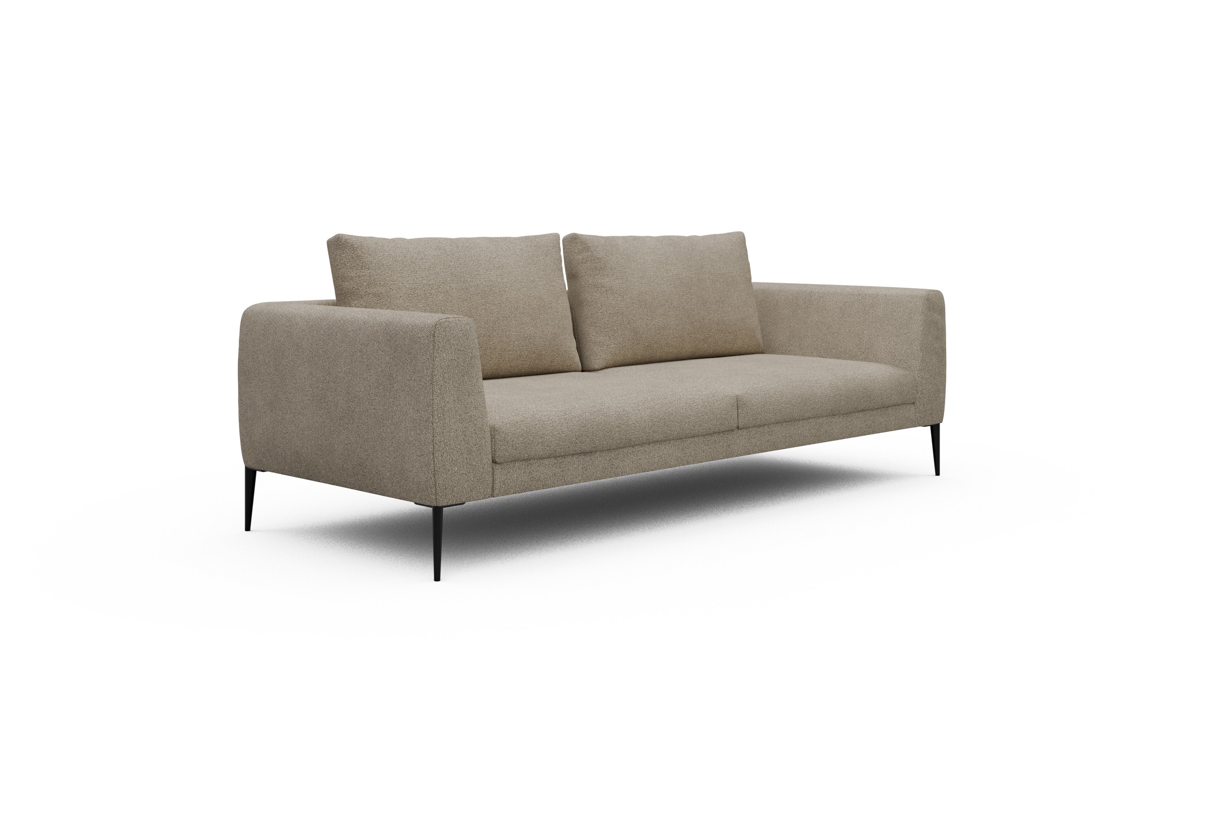 Sofa Paul 3-Sitzer Boucle-Beige