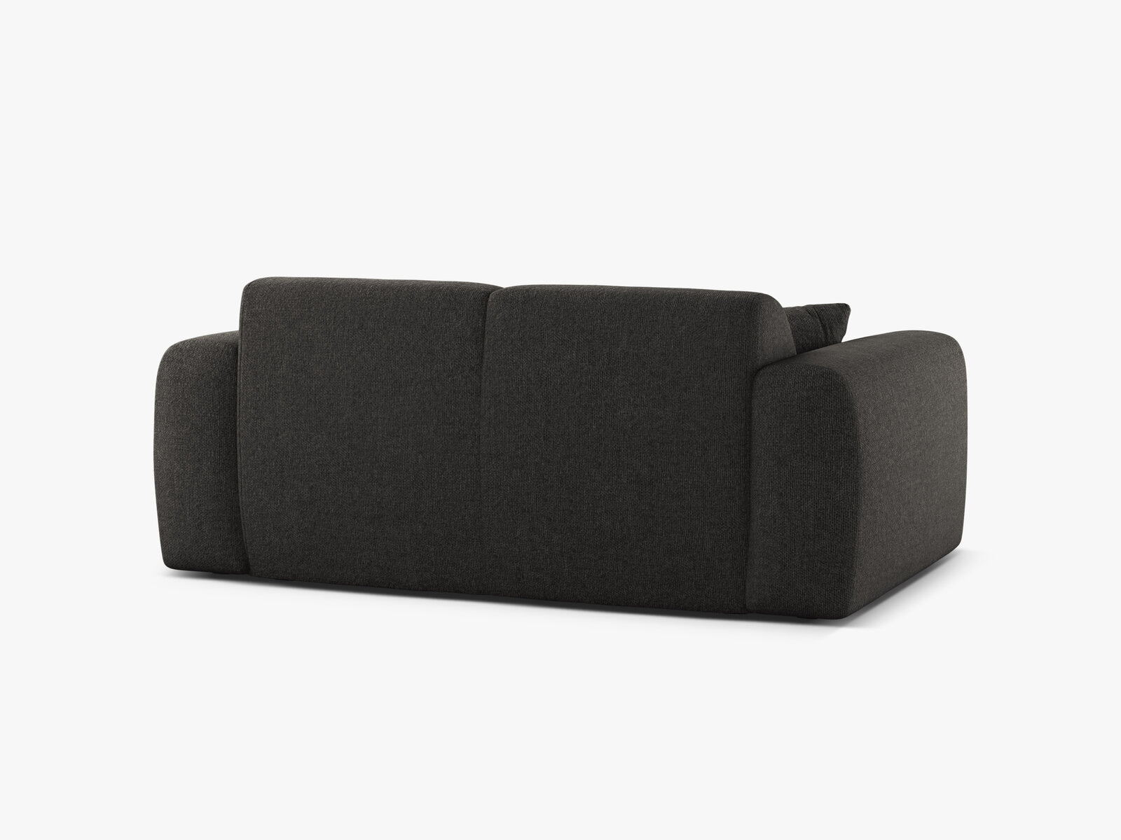 Micadoni Sofa Molino 2-Sitzer Chenille Eden Dunkelgrau