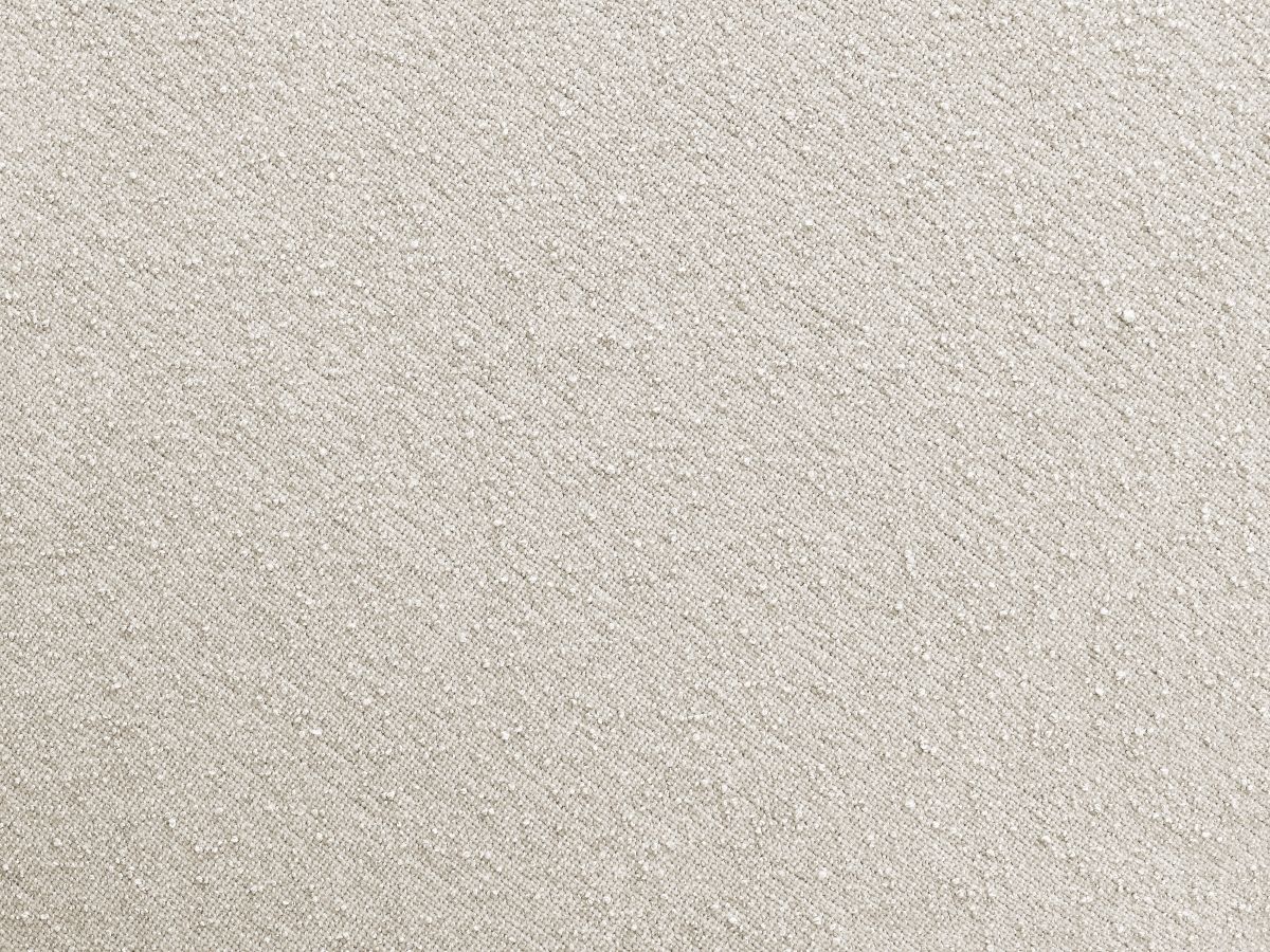 Bobochic Zephyr Wohnlandschaft mit Pouf Strukturstoff Weiß