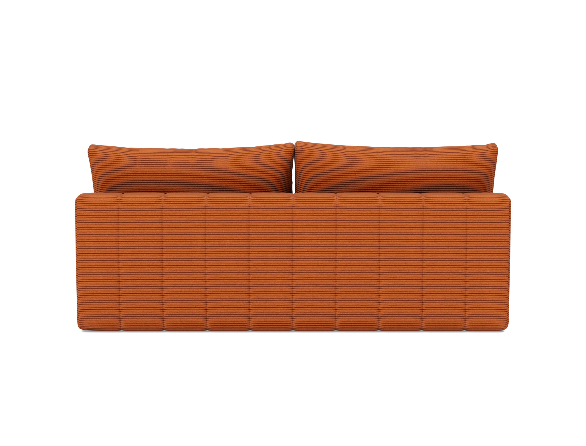 Schlafsofa Akello Kord Corduroy 595-Burnt-Orange