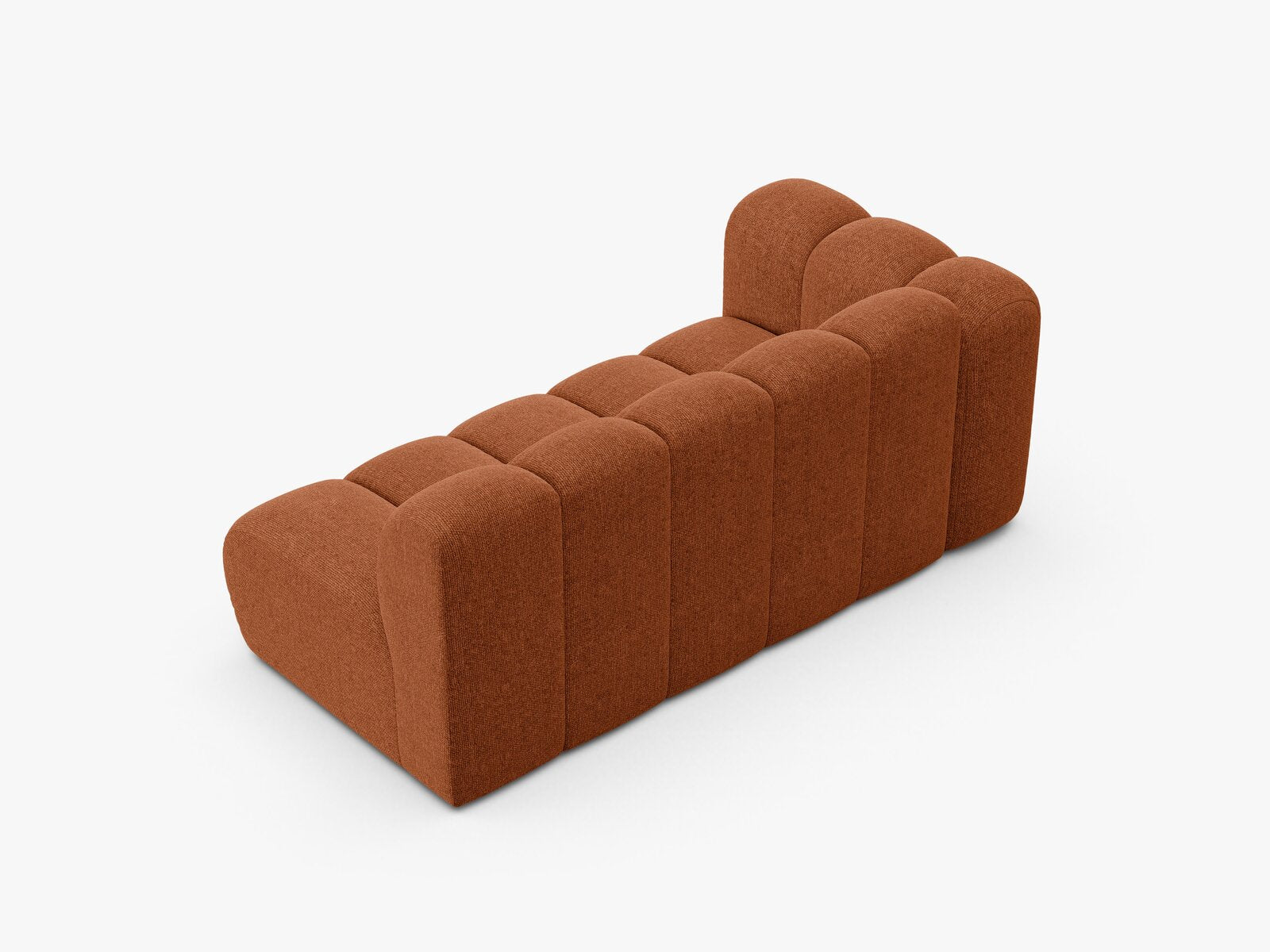 Micadoni Modul Lupine 3-Sitzer Chenille Eden Ziegel Links