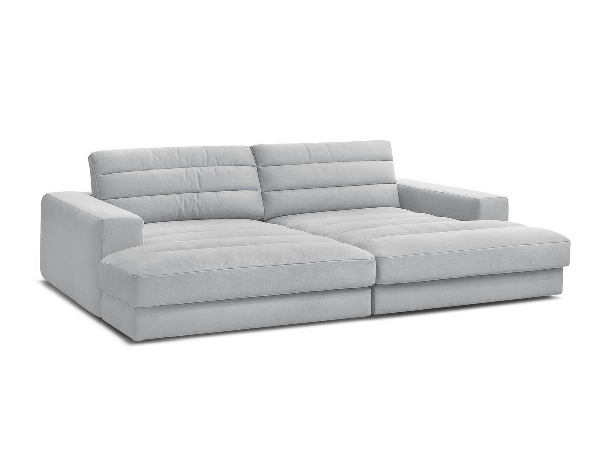 Bobochic Sierra Sofa 4-Sitzer Samt Hellgrau