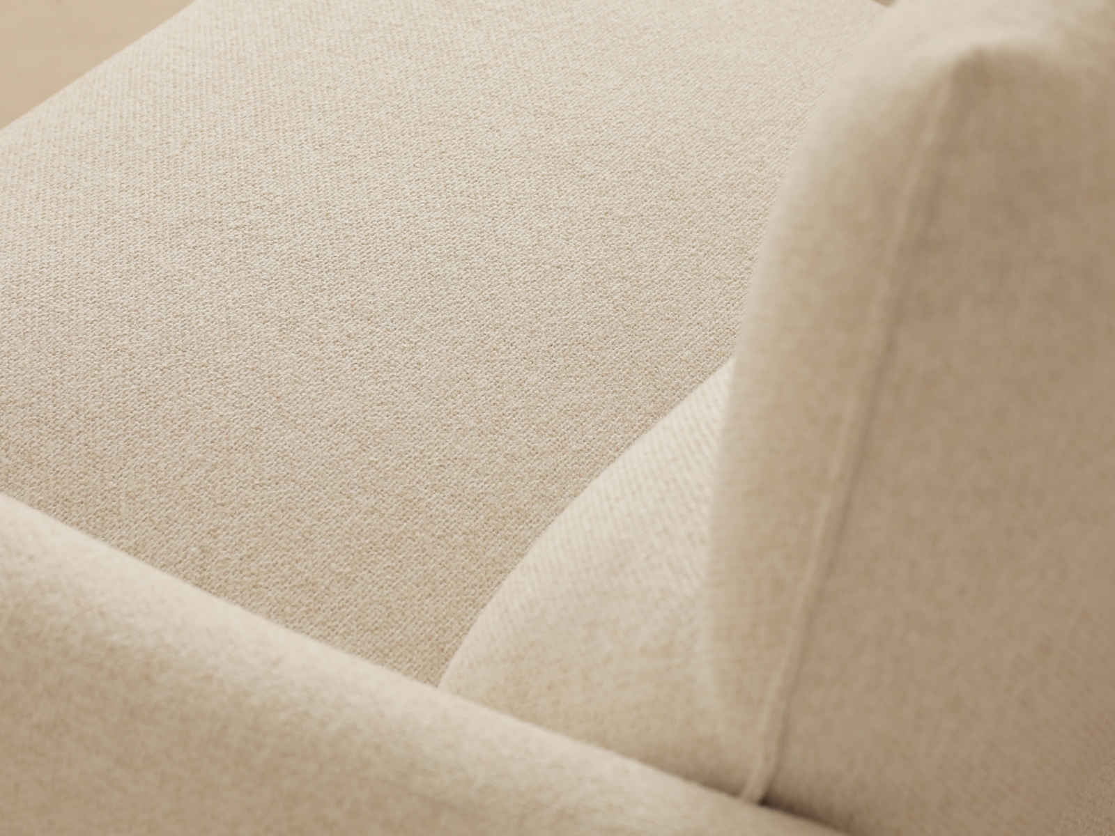 Micadoni Sofa Montgri 3-Sitzer Weiß