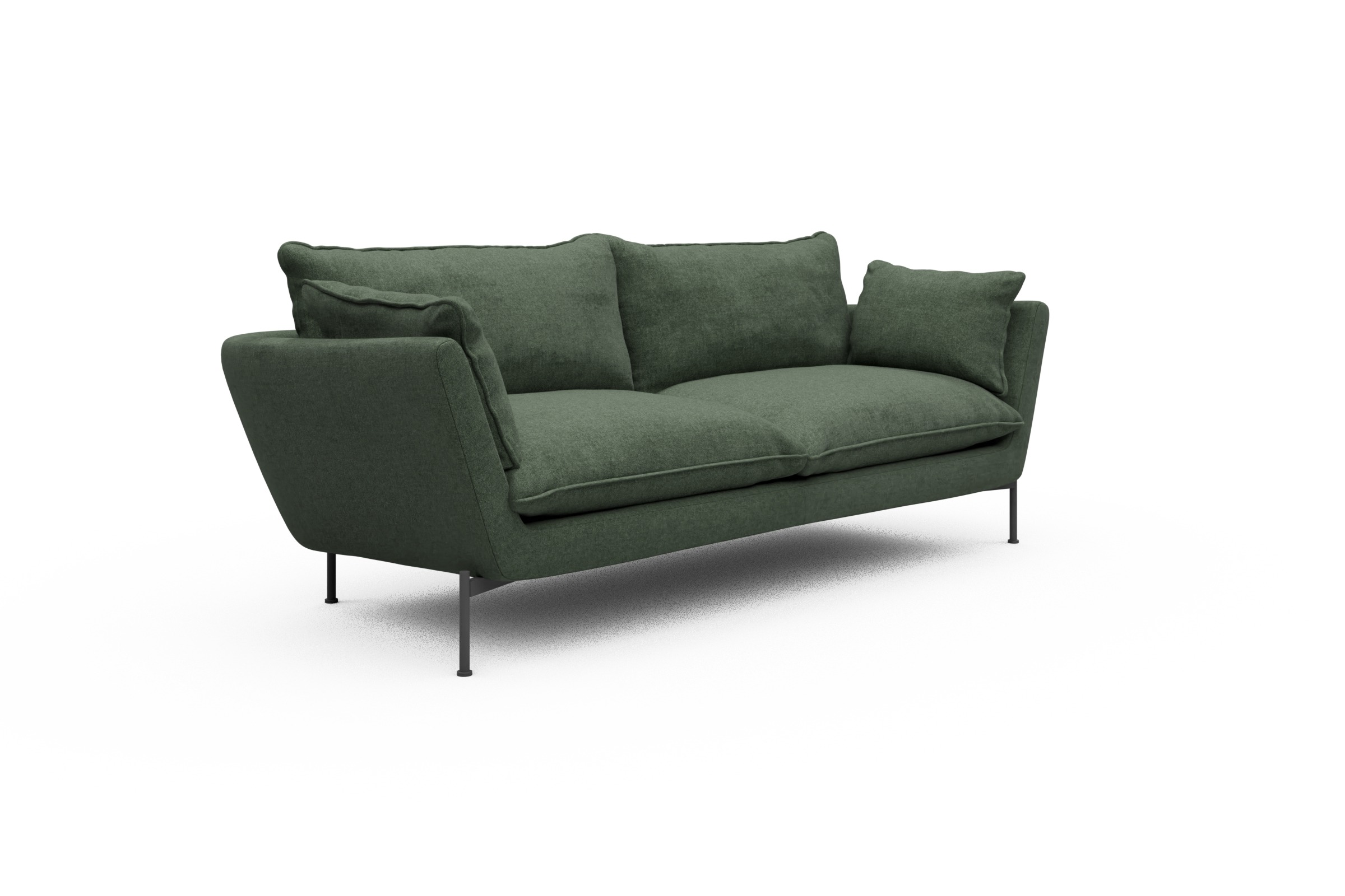 Sofa Anton PREMIUM 3-Sitzer Casone-Forest-Green