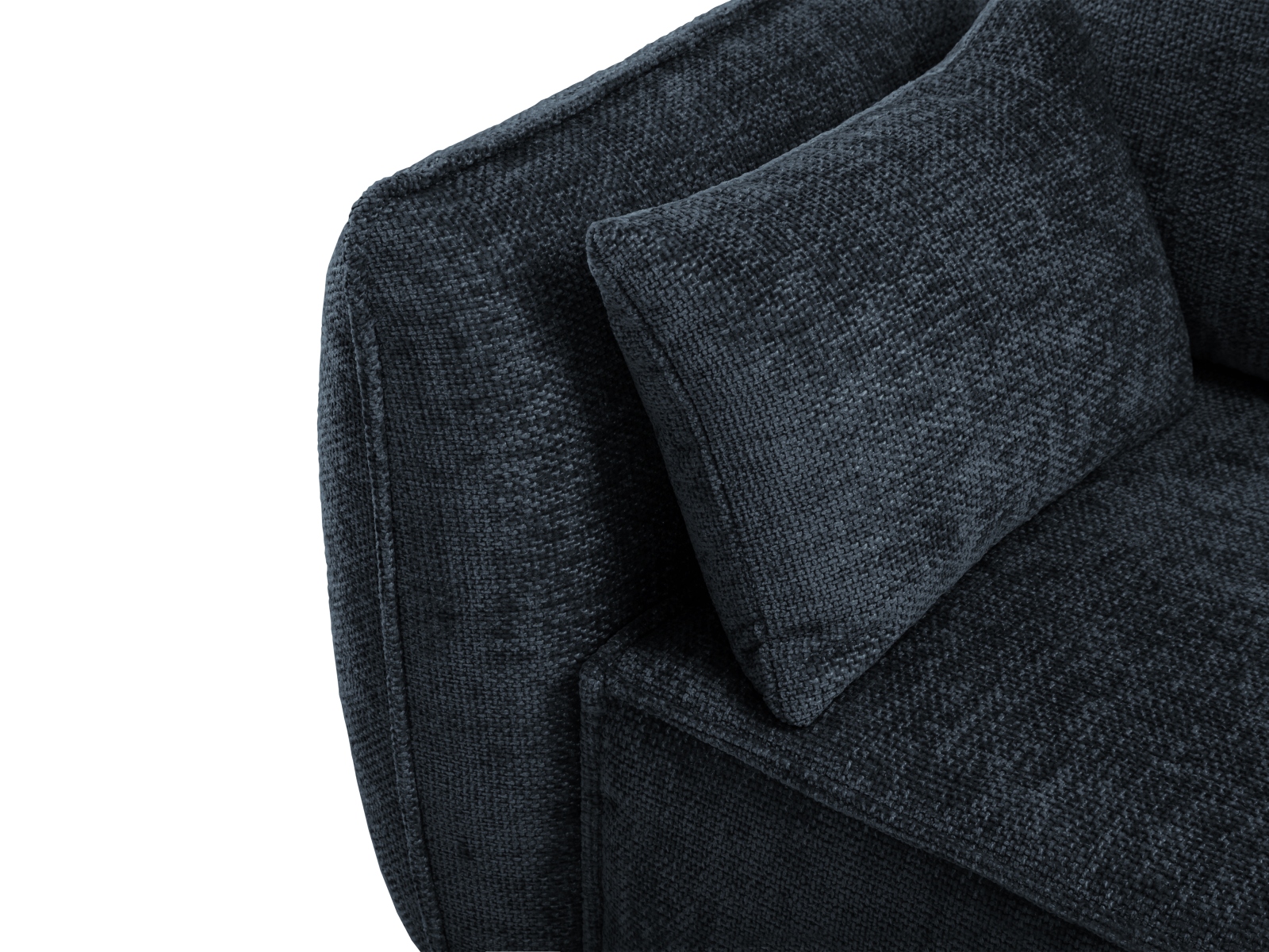 Micadoni Ecksofa Kaelle 4-Sitzer mit Schlaffunktion Rechts Chenille Königsblau