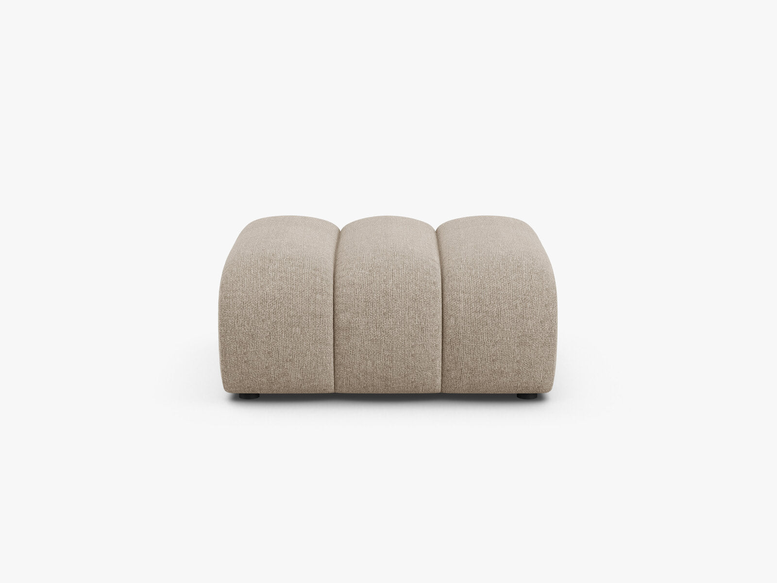 Micadoni Hocker Lupine Chenille Eden Dunkelbeige