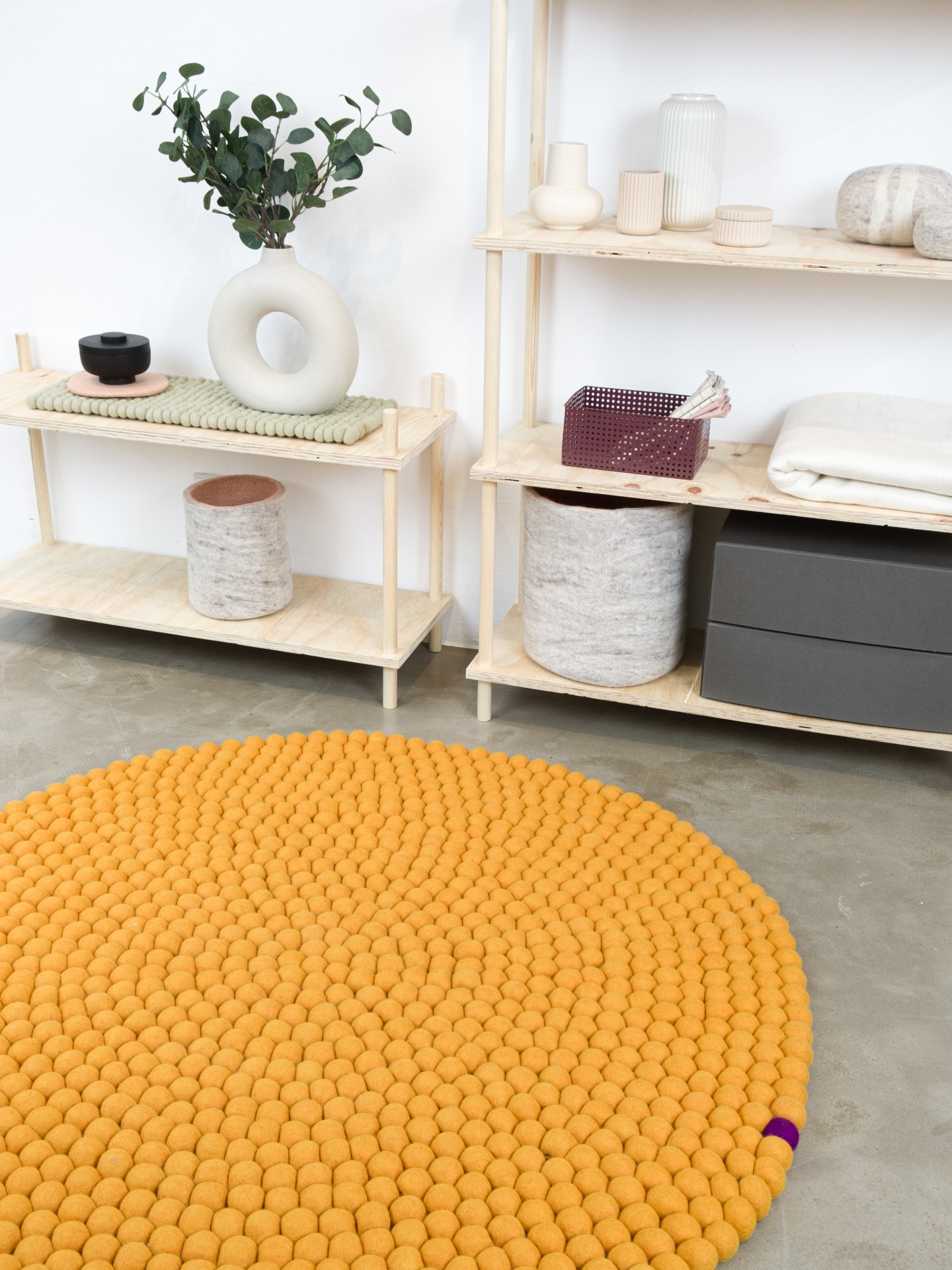 myfelt Big One ockergelb - 90 cm