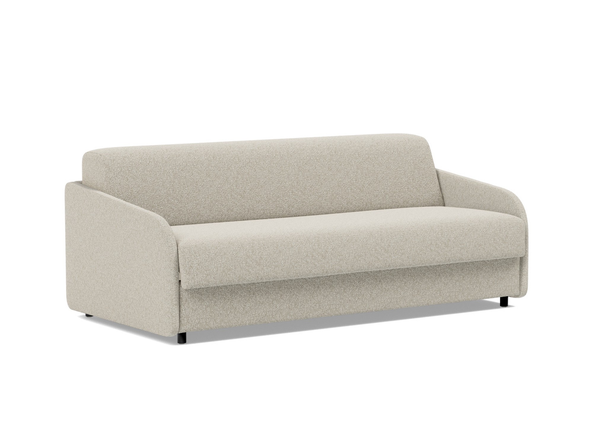 Schlafsofa Eivor mit Taschenfederkernmatratze 160 Boucle Skandi 539-Beige