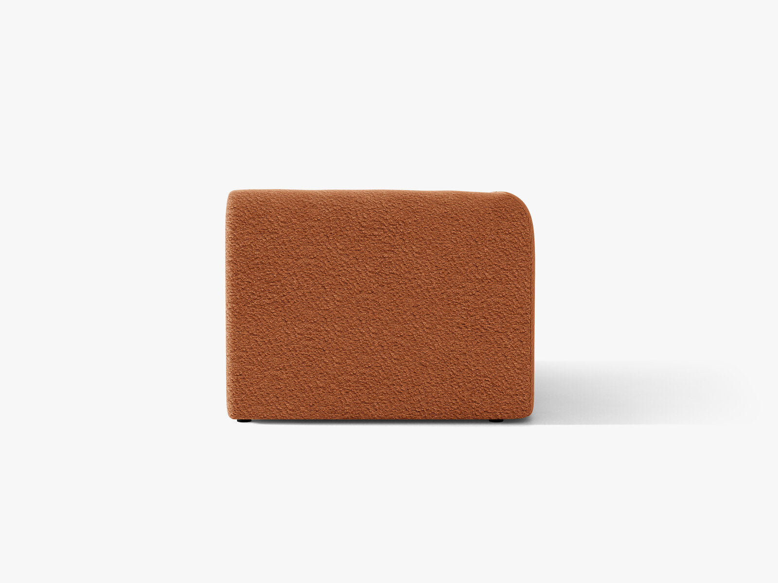 Micadoni Eckmodul Miley 1-Sitzer Boucle Baloo Terrakotta Links