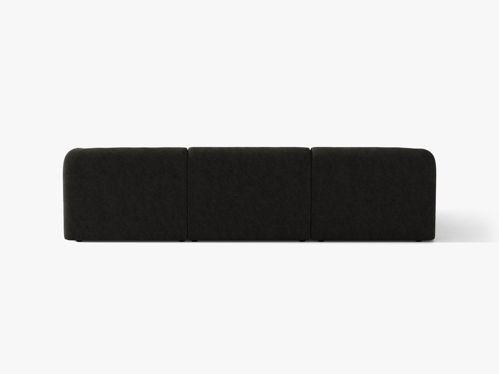 Micadoni Ecksofa Miley 4-Sitzer Links Chenille Eden Anthrazit