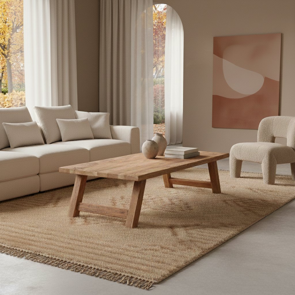 Raw Materials Couchtisch Farmwood Recyclingholz 140cm