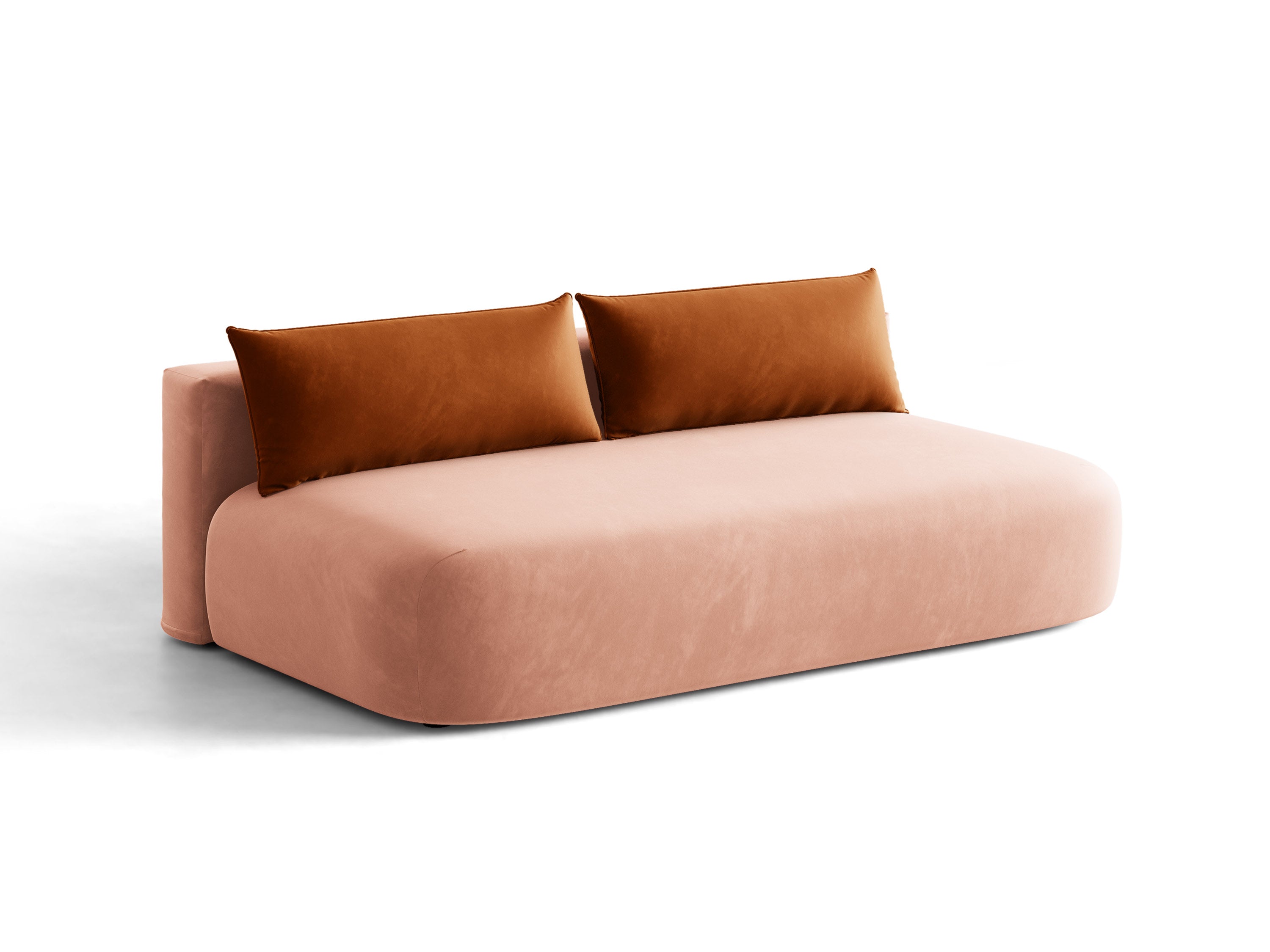 Micadoni Hena Sofa Mit Bettfunktion Und Stauraum Samt Salvador Rosa