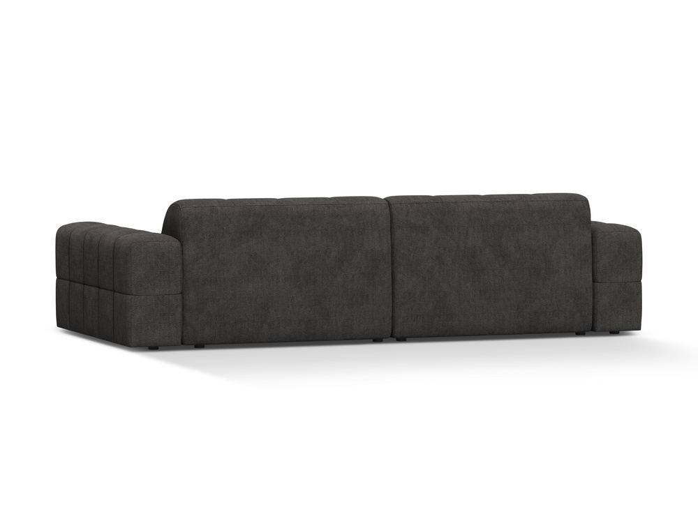 Cosmopolitan Design Sofa Chicago 4-Sitzer Chenille Eden Dunkelgrau
