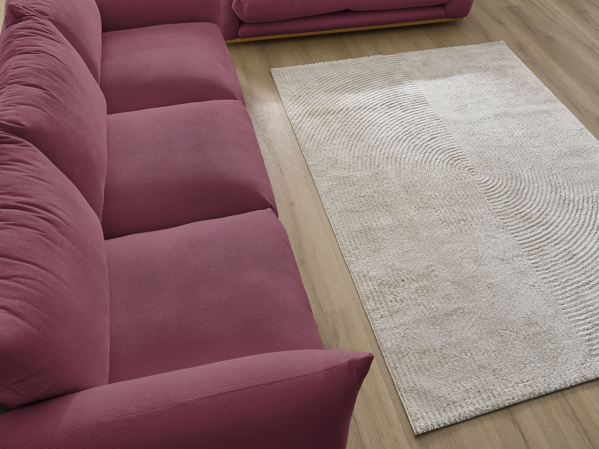 Bobochic Ernest Sofa 5-Sitzer Stoff Rot