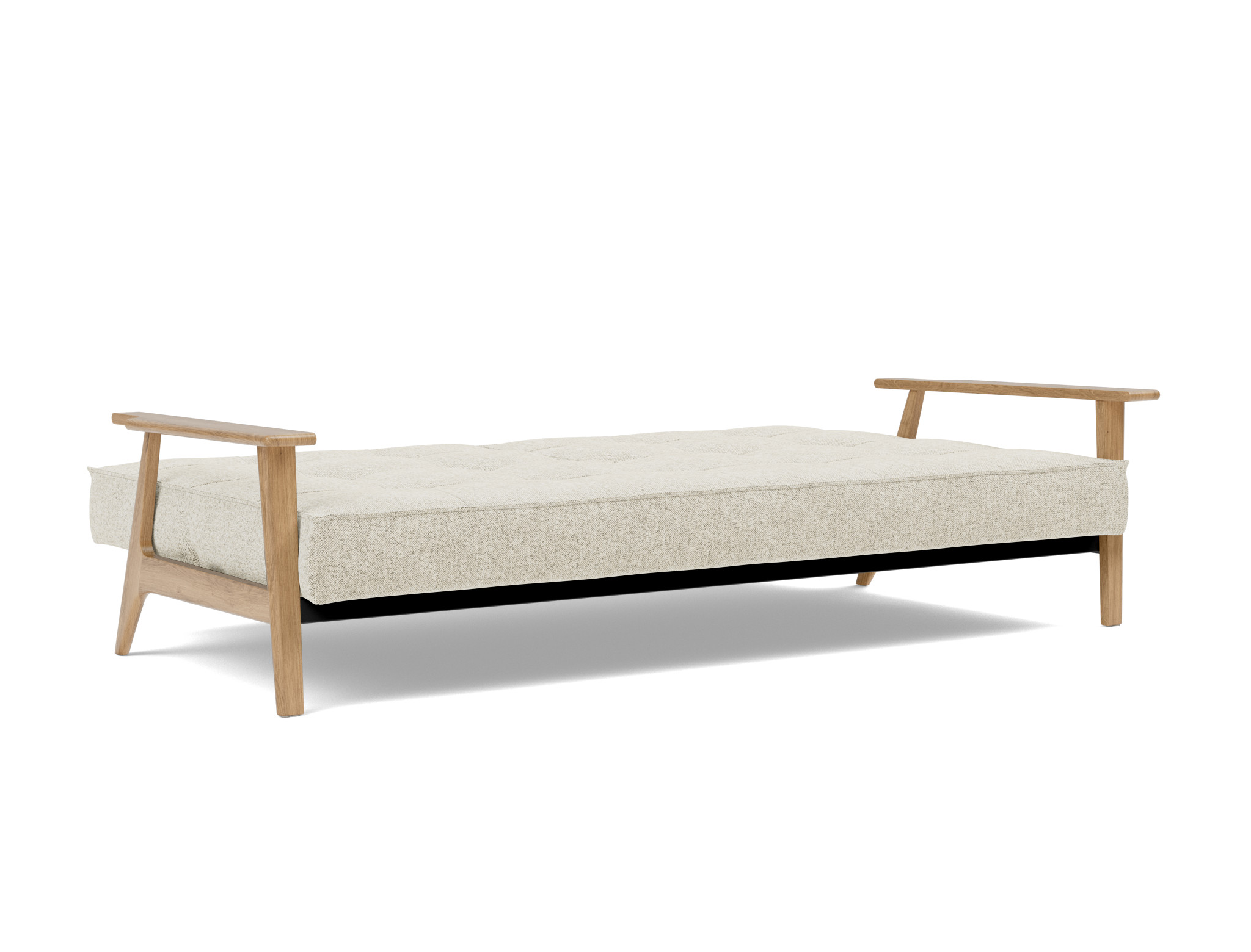 Schlafsofa Splitback Frej Strukturierter Stoff Taura 357-Off-White