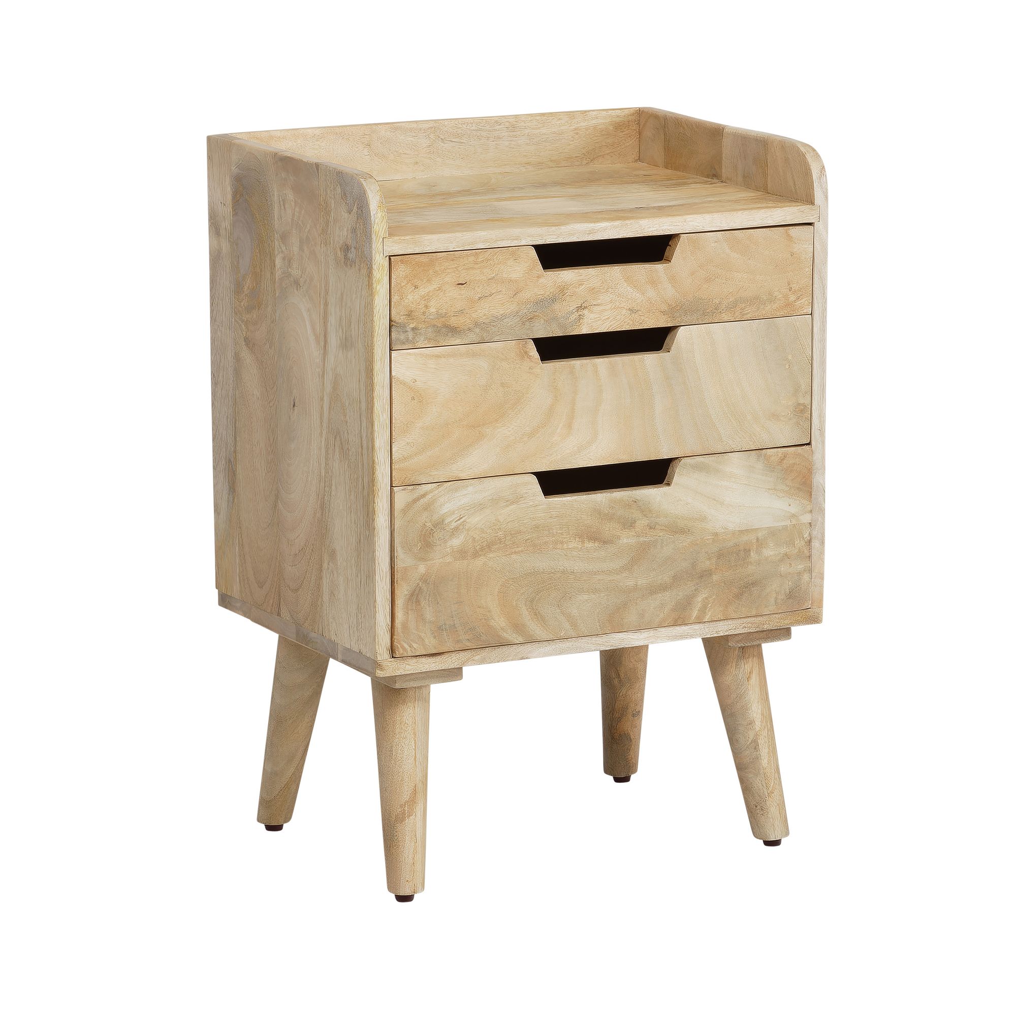 Nachttisch Tysnes Massivholz Mango 45 × 33 × 63 cm
