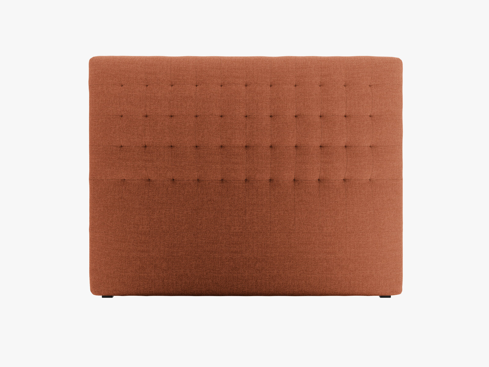 Micadoni Nova Samtiger Kopfteil 120 cm (H 120 cm) Strukturierter Stoff Liberty Ziegel 160x120