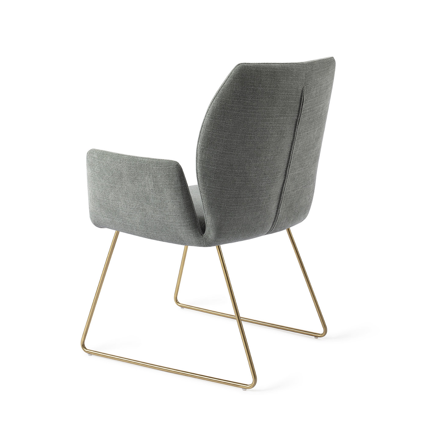Jesper Home Esszimmerstuhl Misaki Breezy Blue Slide Gold