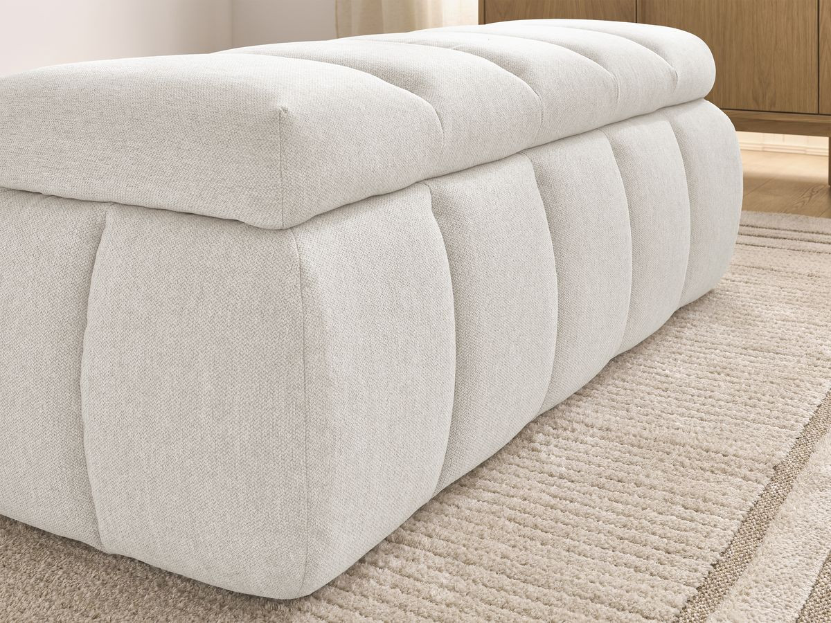 Bobochic Denali Bettbank 144 × 54 cm Stoff Beige