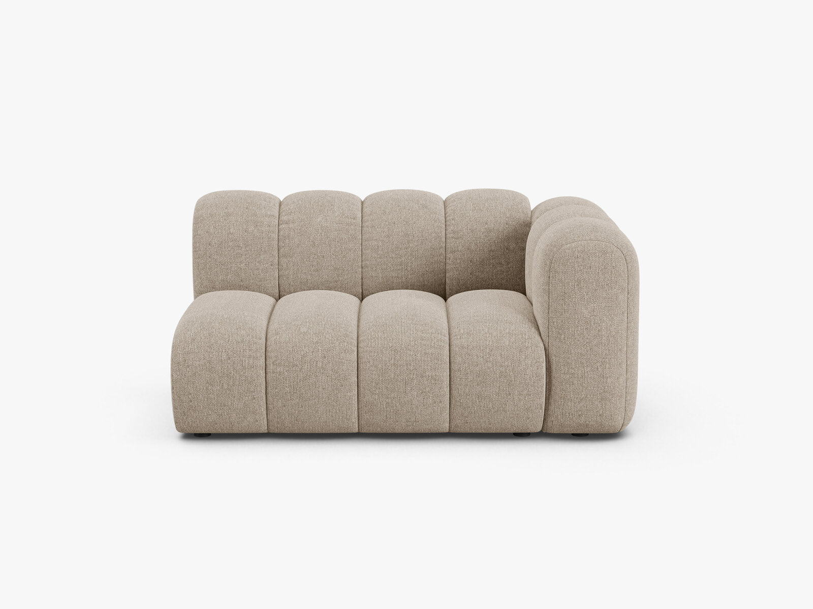 Micadoni Modul Lupine 2-Sitzer Chenille Eden Dunkelbeige Rechts