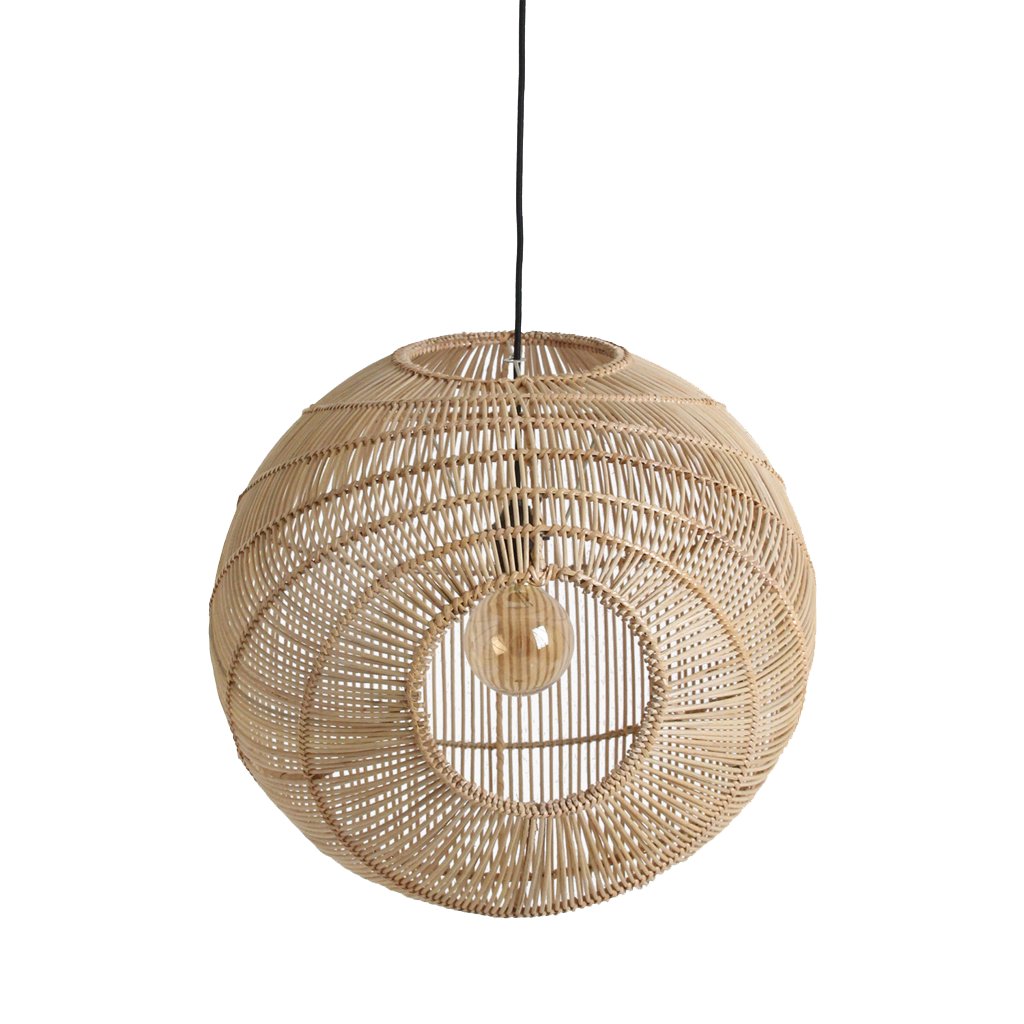 Raw Materials Rattan Pendelleuchte Sphere