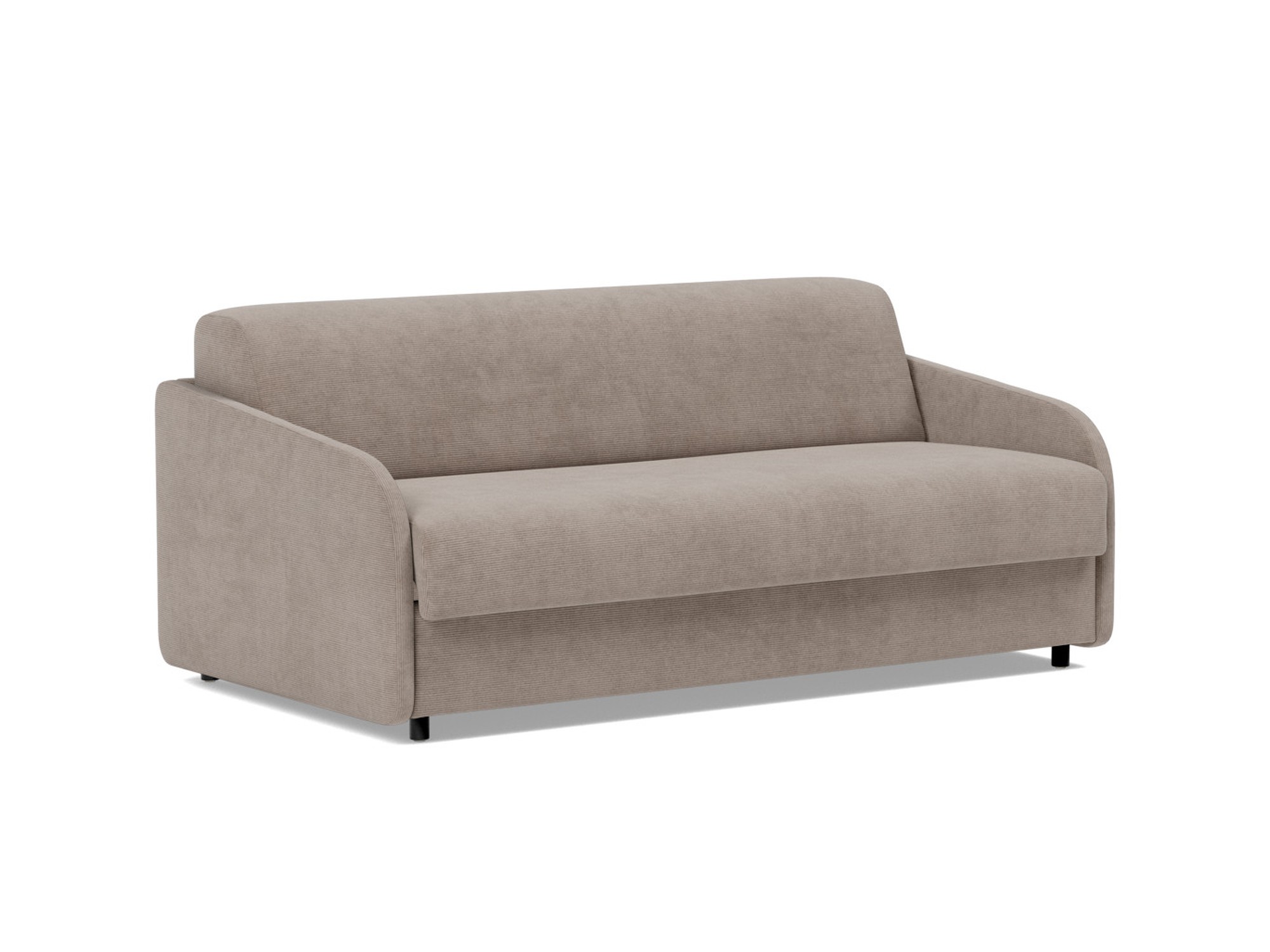 Schlafsofa Eivor mit Taschenfederkernmatratze 140 Kord Cordufine 318-Beige