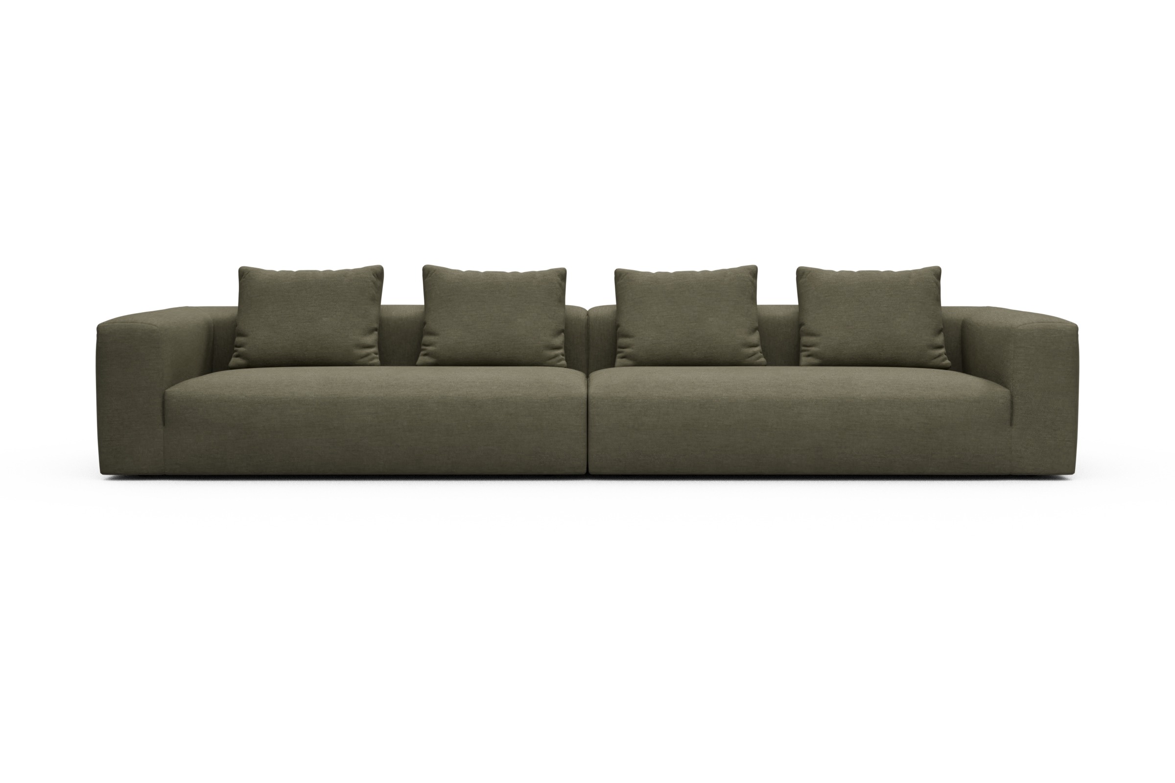 Skandi Home Modulares XXL Sofa Fred 5-Sitzer Vivus-Dusty-Olive moebelfaktor