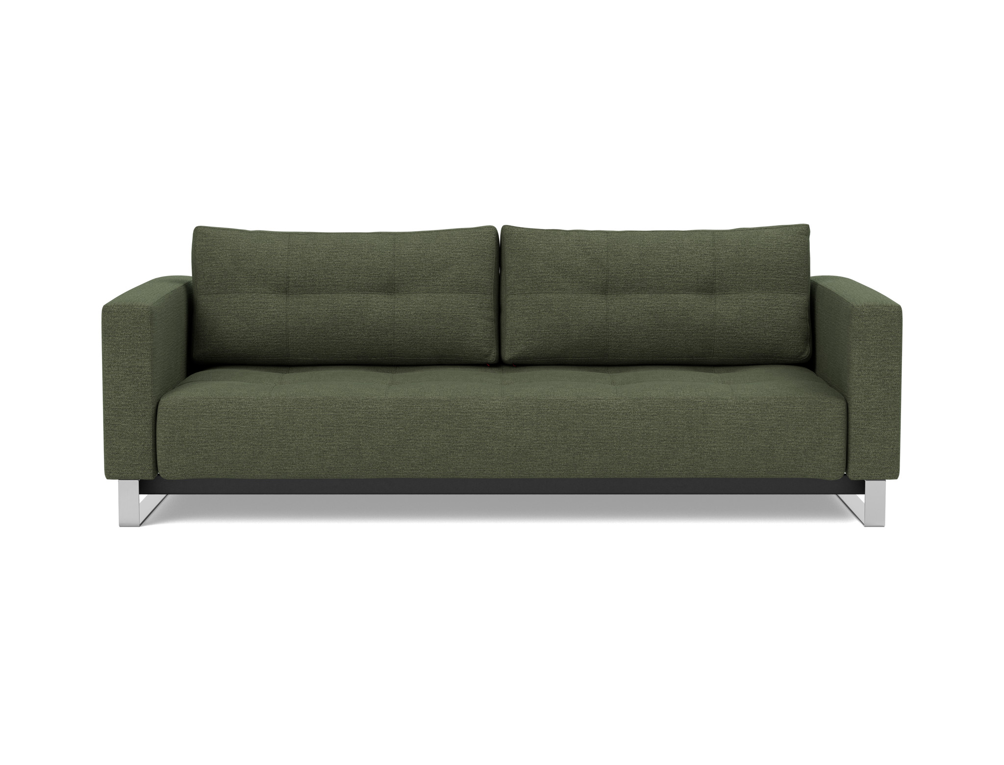 Schlafsofa Cassius D.E.L. Strukturierter Stoff Taura 353-Forest