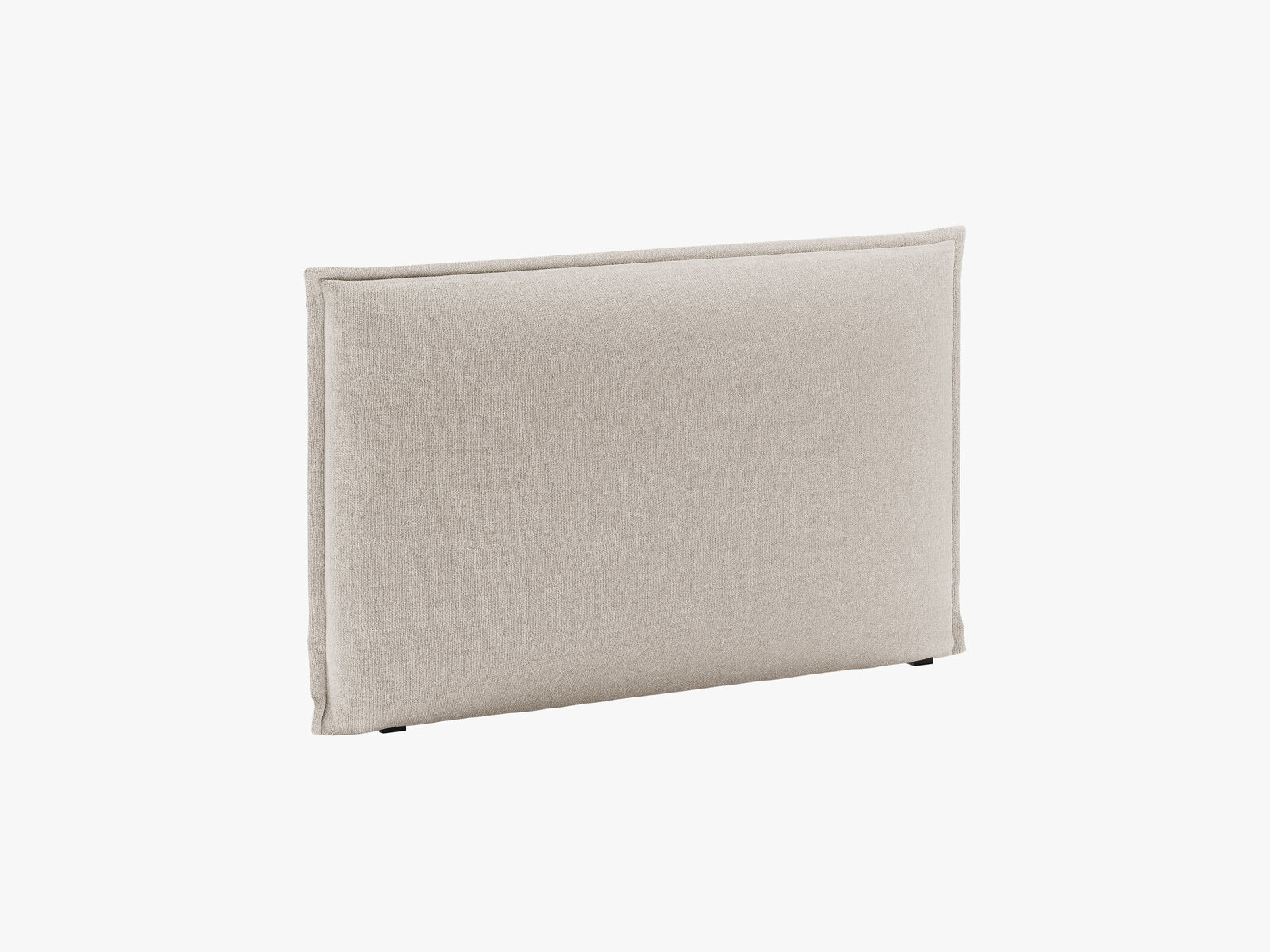 Micadoni Monica Samtiger Kopfteil 140 cm (H 95 cm) Chenille Eden Dunkelbeige 140x95