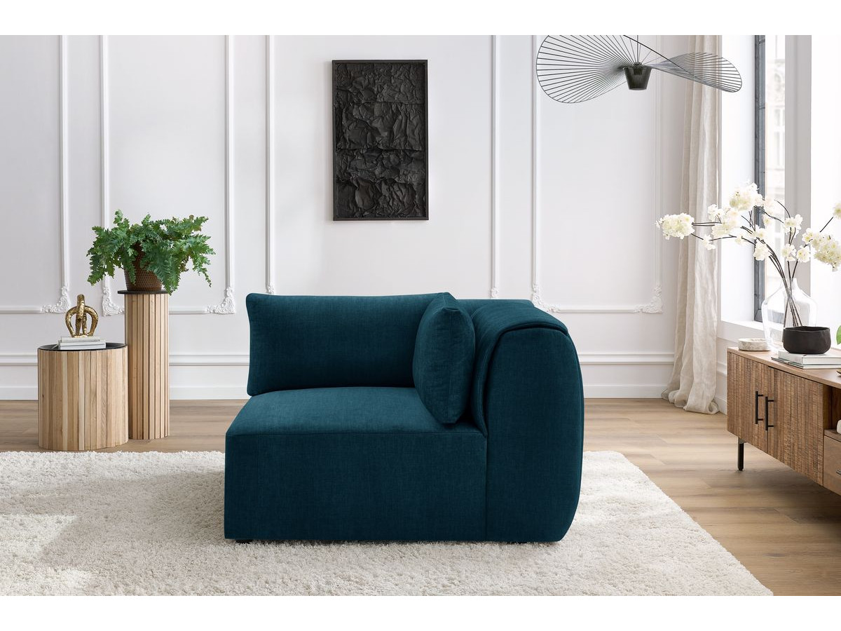 Bobochic Jeanne Eckmodul Samt Dunkelblau