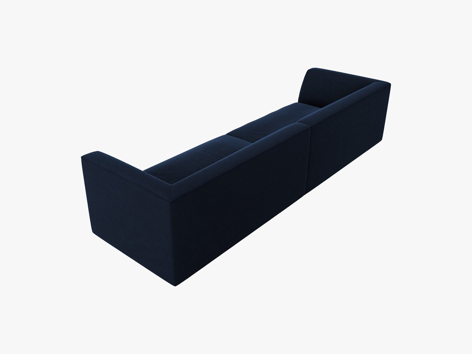 Micadoni Sofa Ruby 4-Sitzer Samt Salvador Königsblau