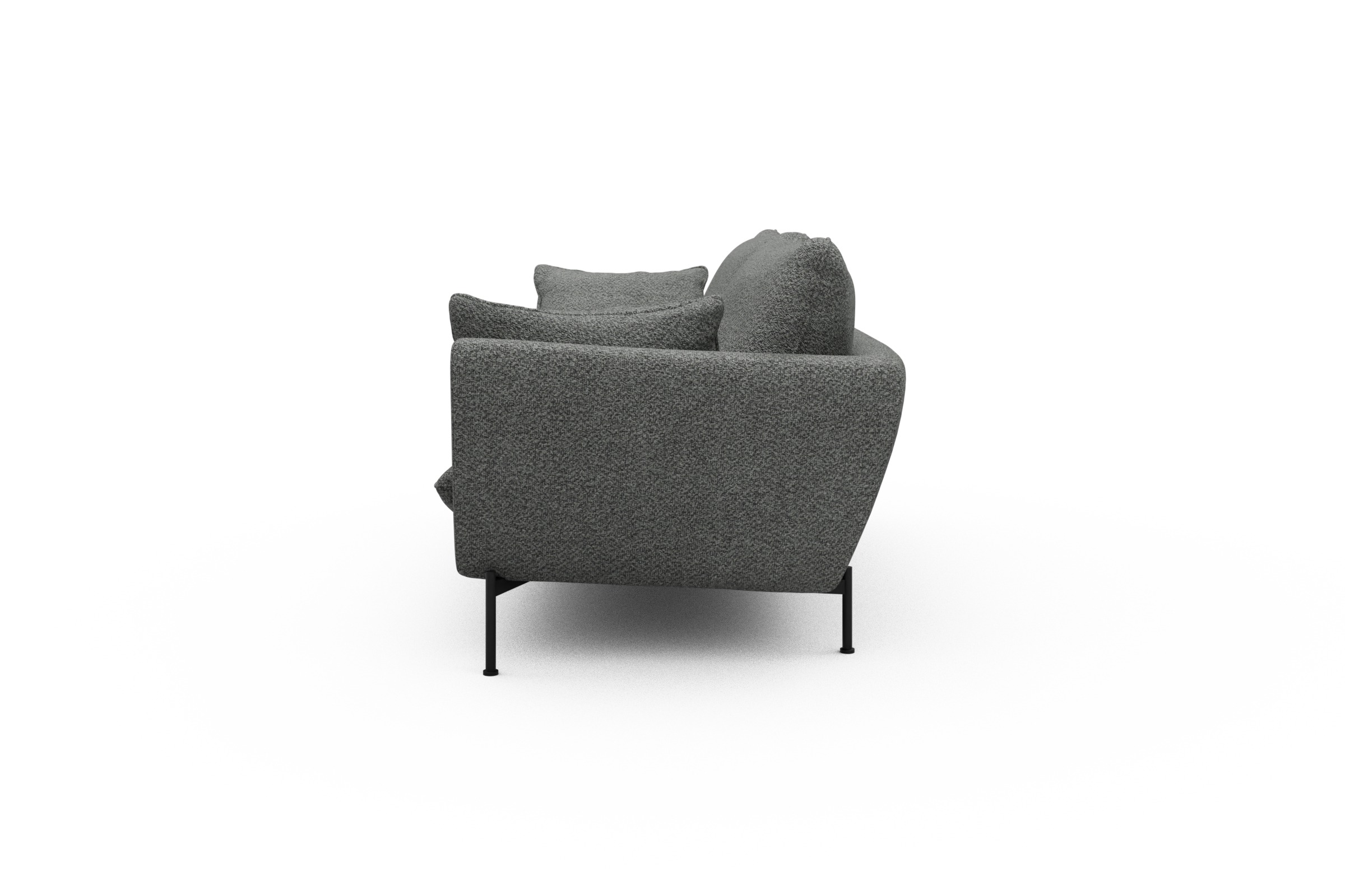 Sofa Anton 3-Sitzer Vanora-Warm-Grey