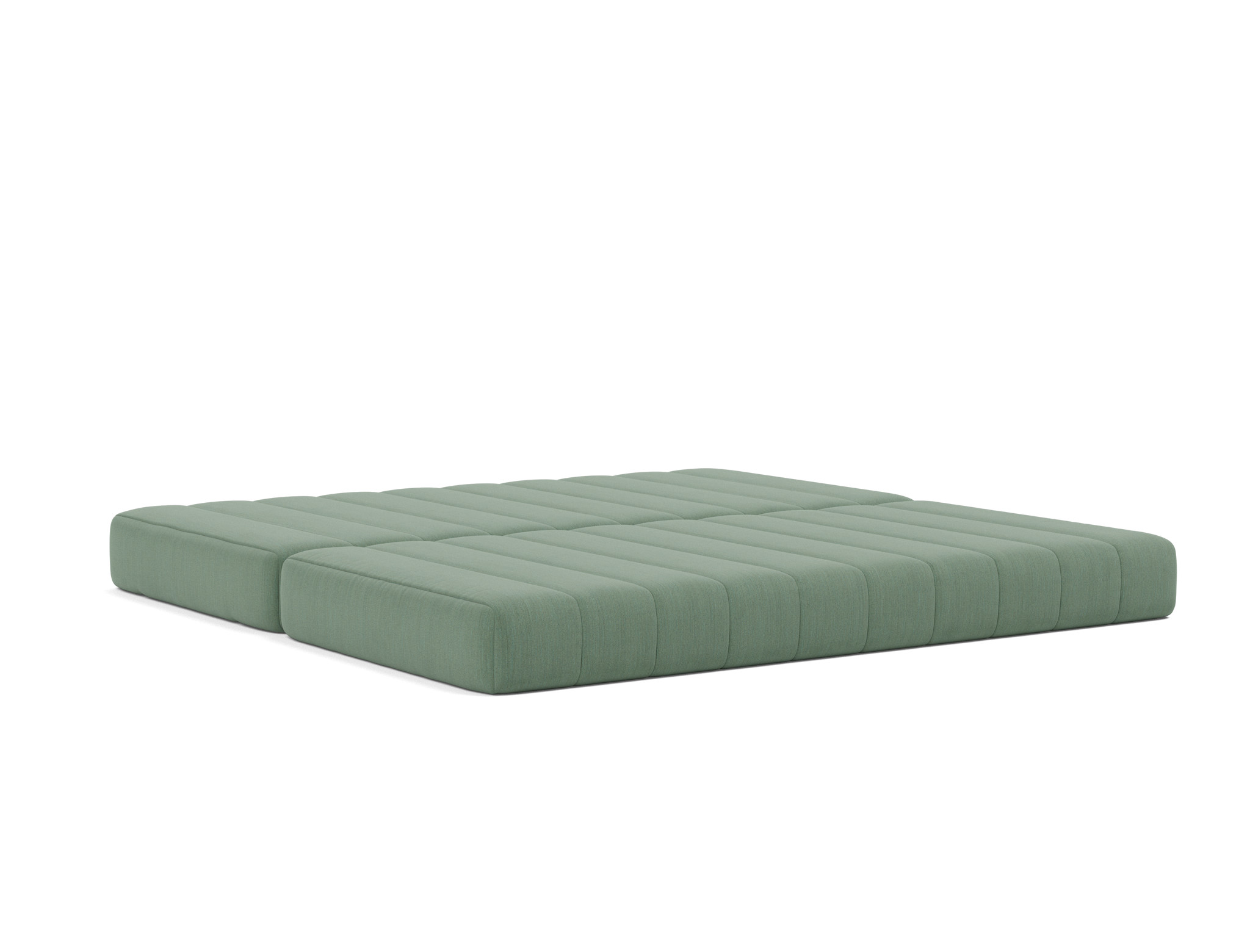 Schlafsofa CozyPad Flachgewebe Elegance 518-Green