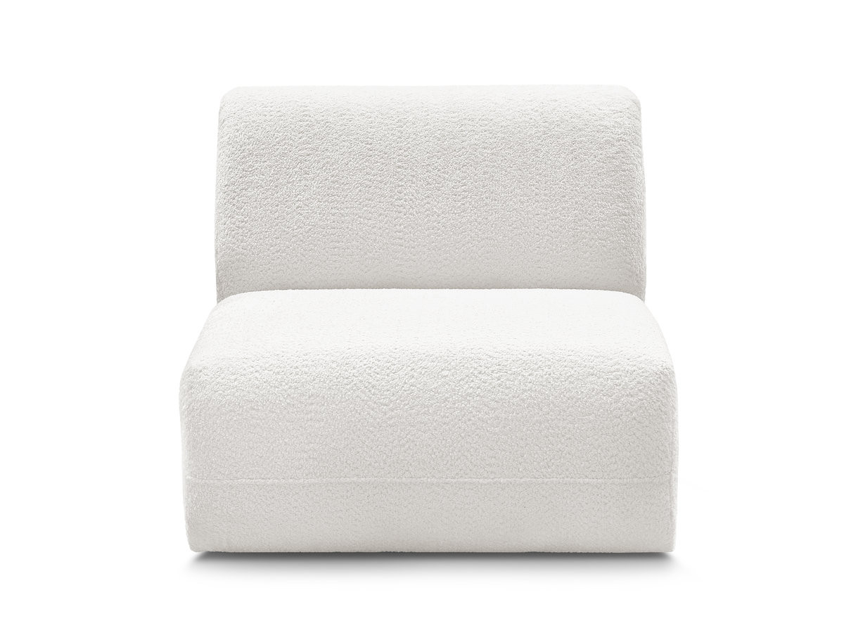 Bobochic Anda Sofamodul 1-Sitzer 84 × 103 cm Chenille Weiß