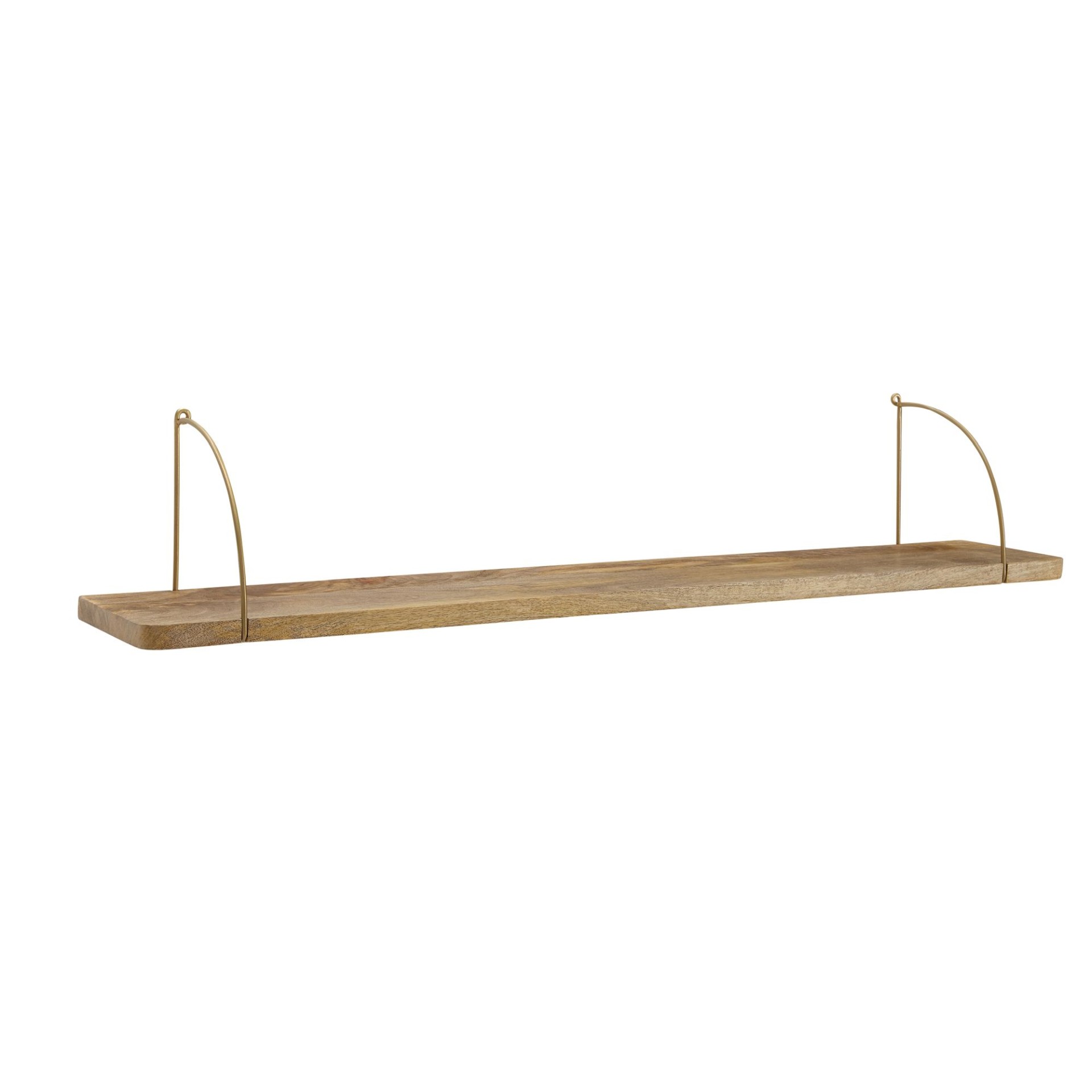 Wandregal Skalholt Mango Massivholz 100 × 22 × 25 cm