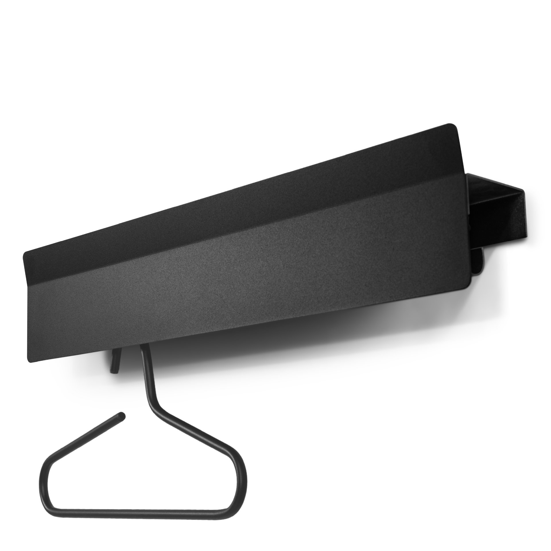 Spinder Design Wandgarderobe Vigilo 80 Schwarz