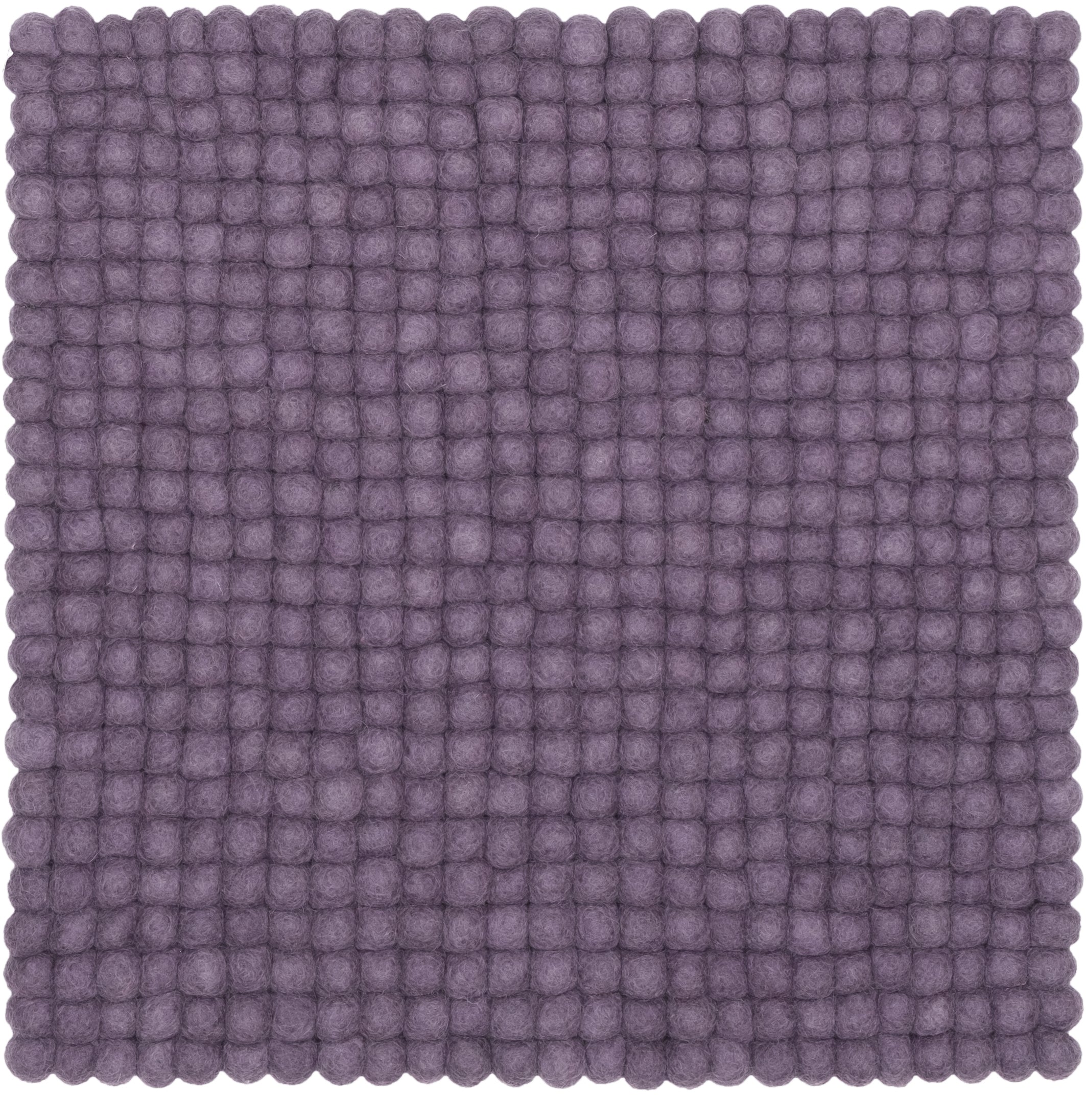 myfelt Frida Filzkugel-Sitzauflage Violett 36 x 36 cm