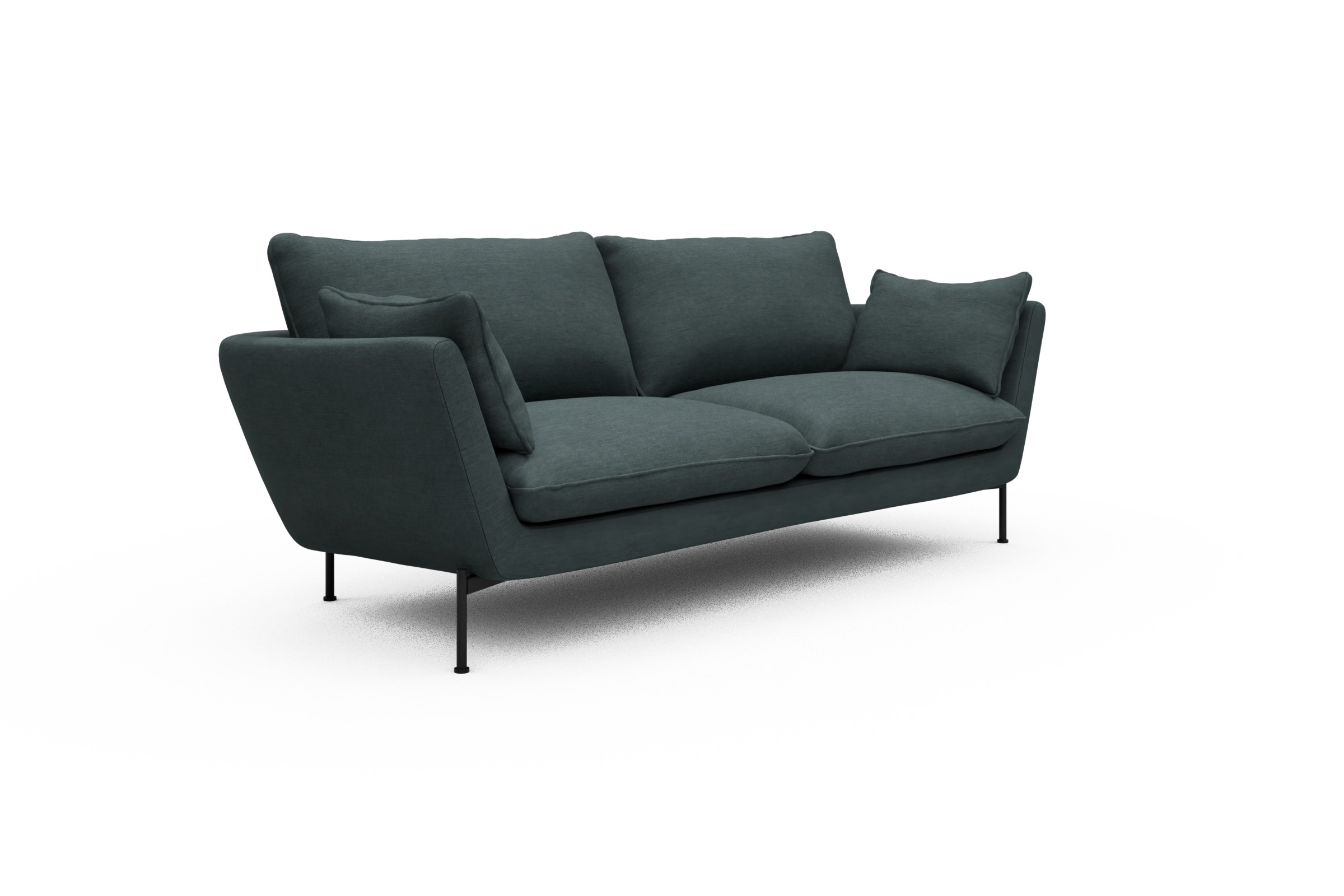 Sofa Anton 3-Sitzer Vivus-Blue