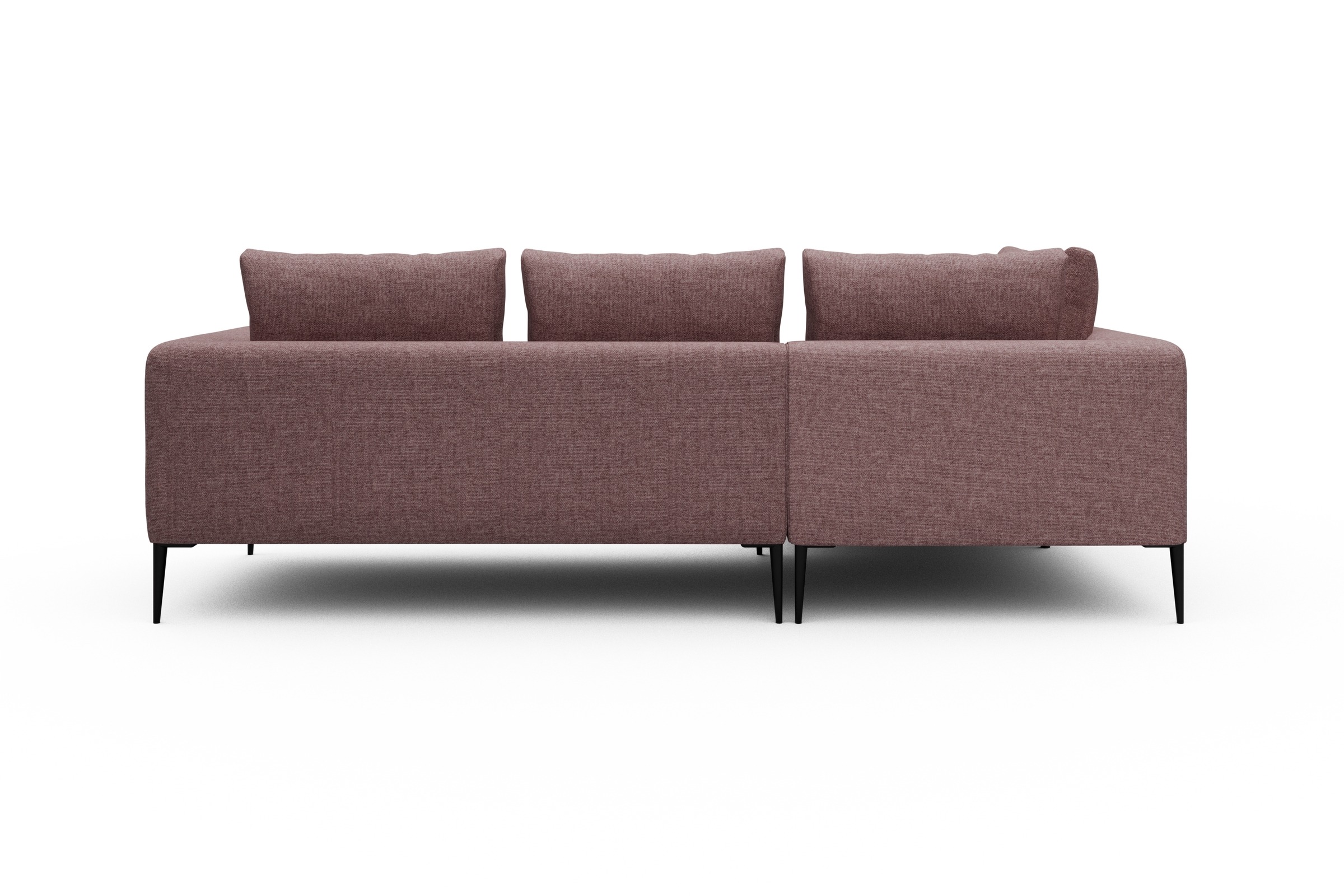 Ecksofa Paul Relax-Ecke links mit 2-Sitzer Sama-Flamingo