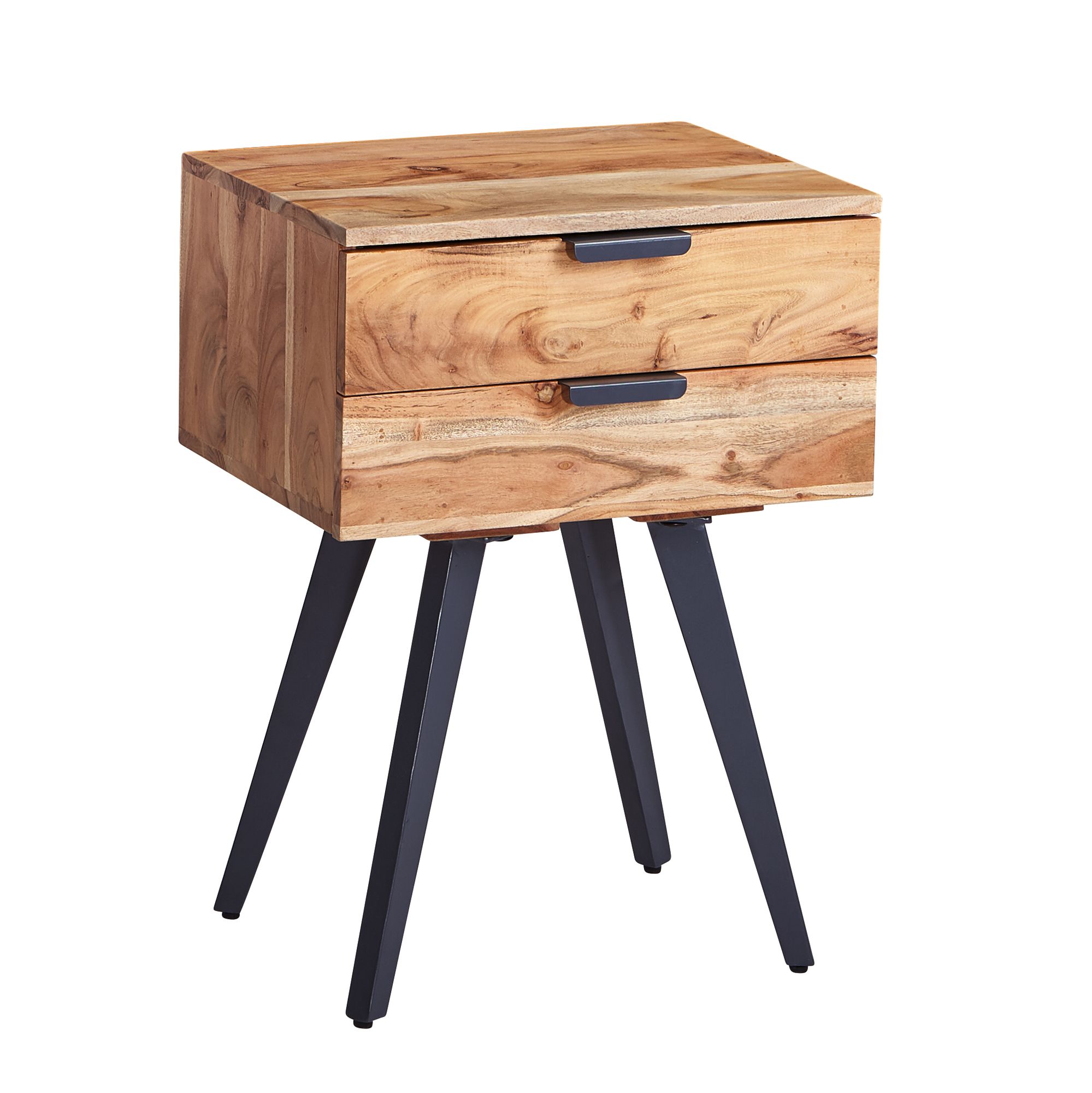 Nachttisch Vorbasse Akazie Massivholz 47 × 35 × 65 cm